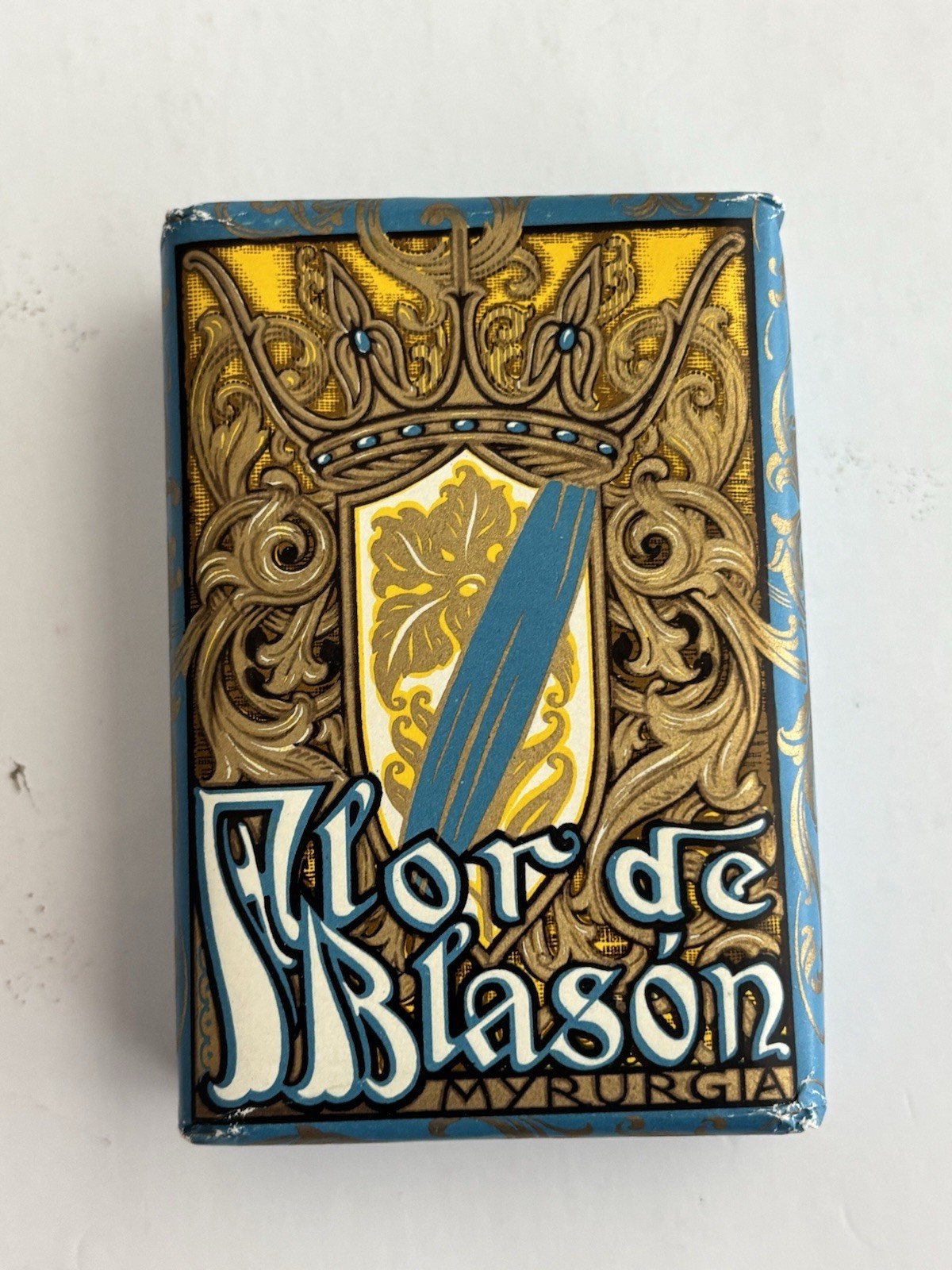 Vintage Myrurgia Maja Flor de Blason Soap Lot Spain Jabon Fan Boxed Vanity