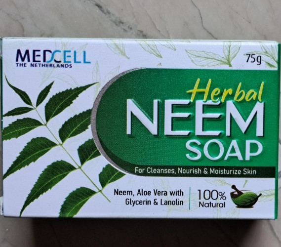 Neem Soap Anti Scabies Bathing Bar 1 Pack | Kills Mites & Eggs | Natural Skin Ca