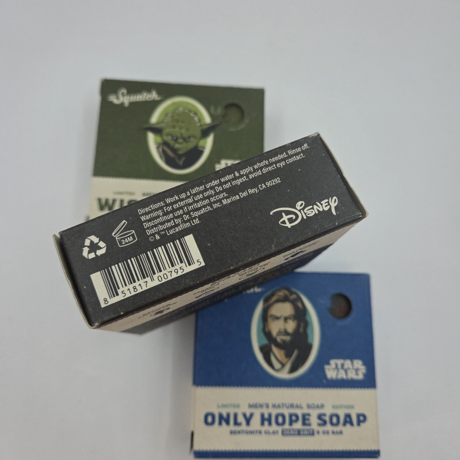 Dr. Squatch Star Wars Soap Gift Set Three Bars Collection 1 Body Cleaner Lim Ed