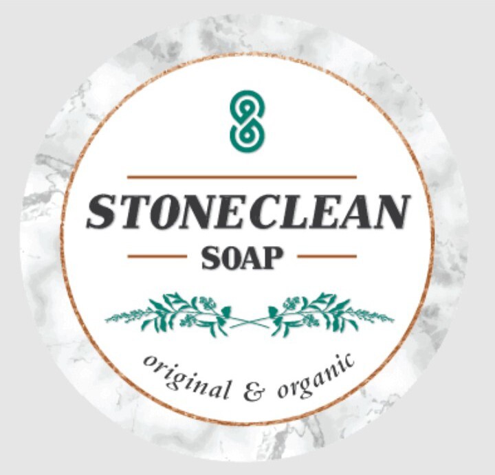 NEW! STONECLEAN Artisan (2-PACK) 5 Oz. Bar ●PEACE ON EARTH● Organic Beauty Soap.