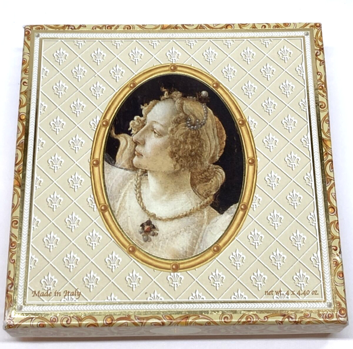 Saponifico Artigianoale Florentino Cherub Angel Vanity Soaps Italy Set of 4 NIB