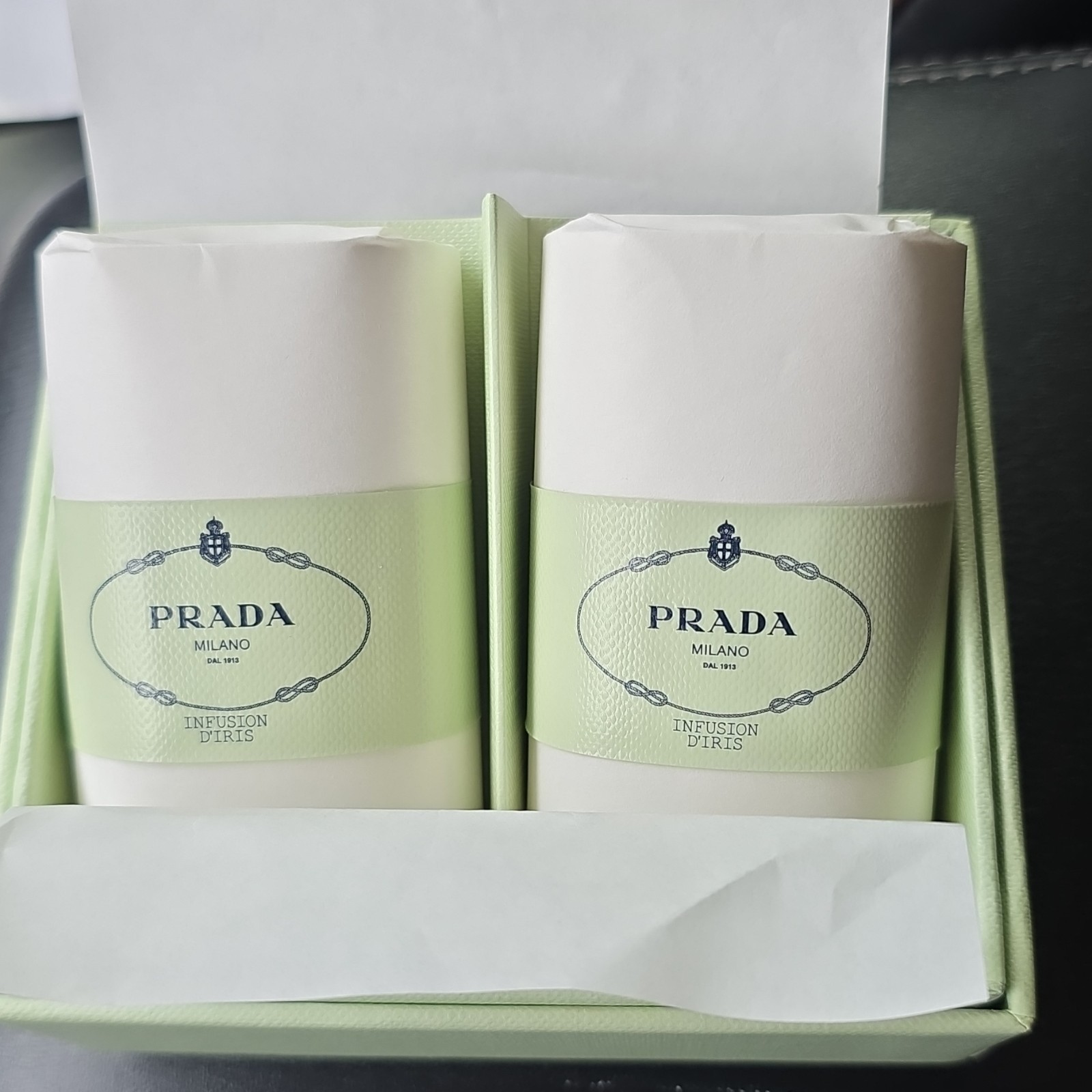 NEW Sealed Prada Milano InfusionD’Iris Bath Bar Soap RARE3.59z 100g 2 pack