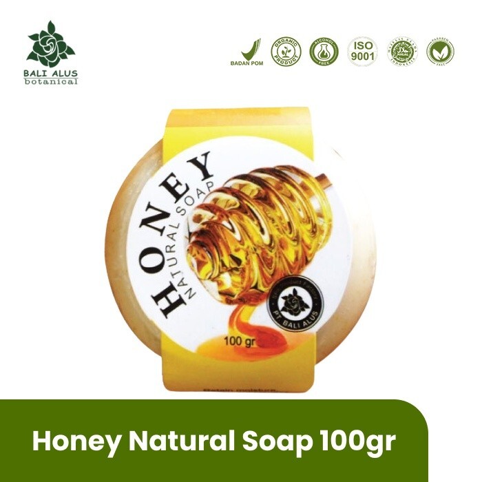 Bali Alus, Natural Soap, 100g, Honey (Pack of 1)