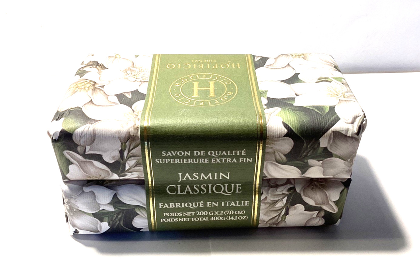 H2OPIFICIO Jasmine Triple Milled Soap – Made in Italy -lot of 2-Fast Shipping!