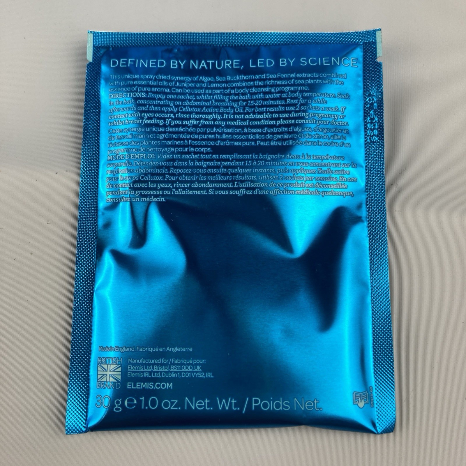 Elemis Cellutox Herbal Bath Synergy 20 Sachets Spa Therapy Detoxify Cellulite
