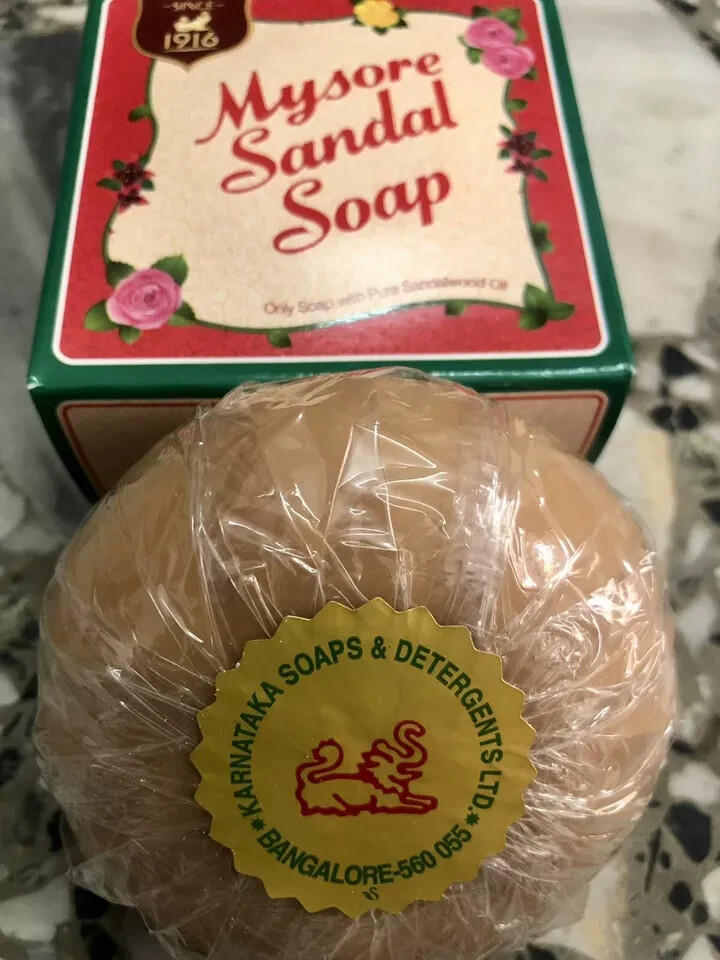 5 X 150gm Mysore Sandal Bath Soap Bar, ORIGINAL of Karnataka Soaps Ltd.