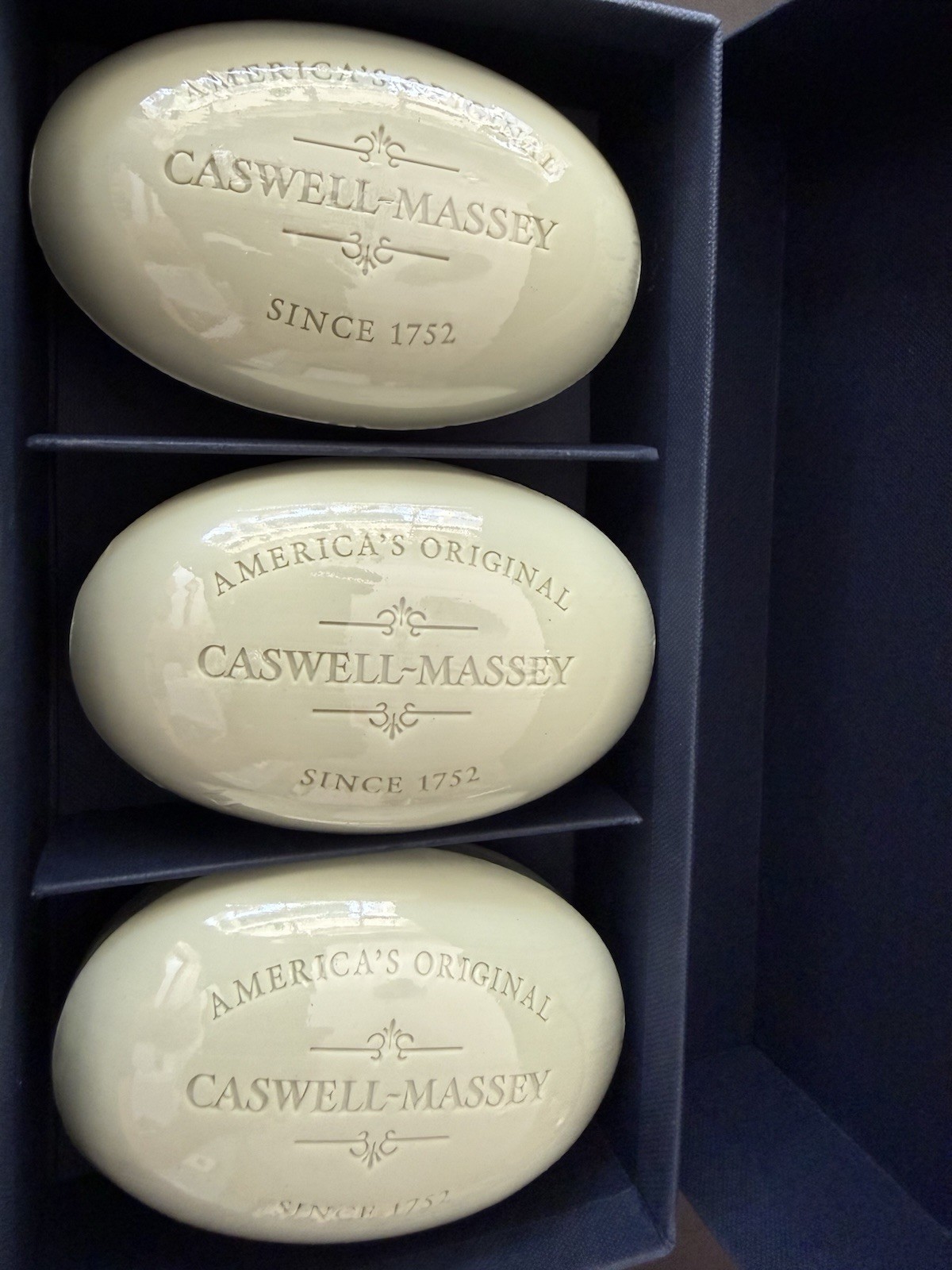 Lot Of 5 Bars Of Caswell Massey Soap – 3 In A Boxed Set