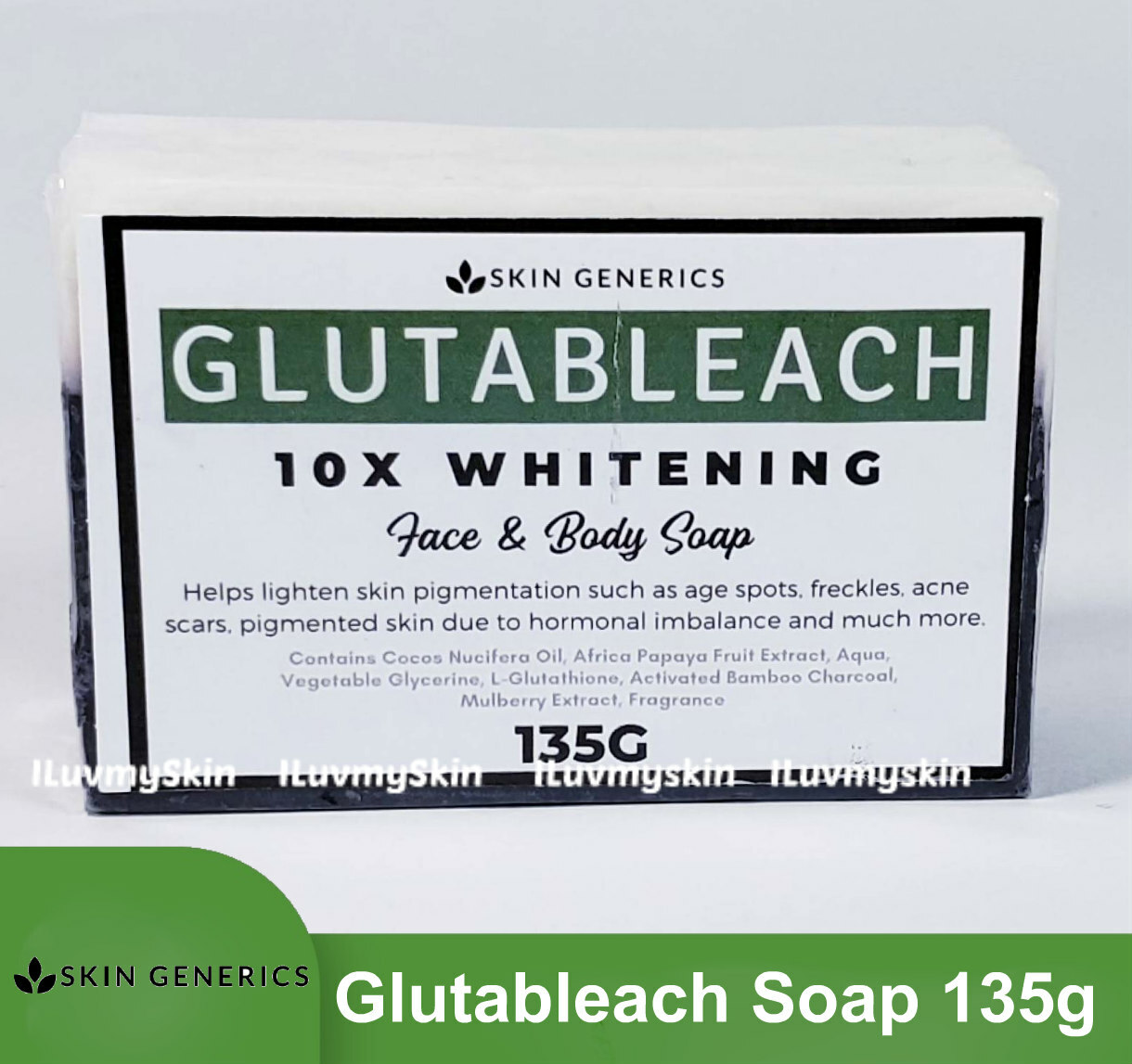 Skin Generics GLUTABLEACH 10x Whitening Face & Body Soap (135g)