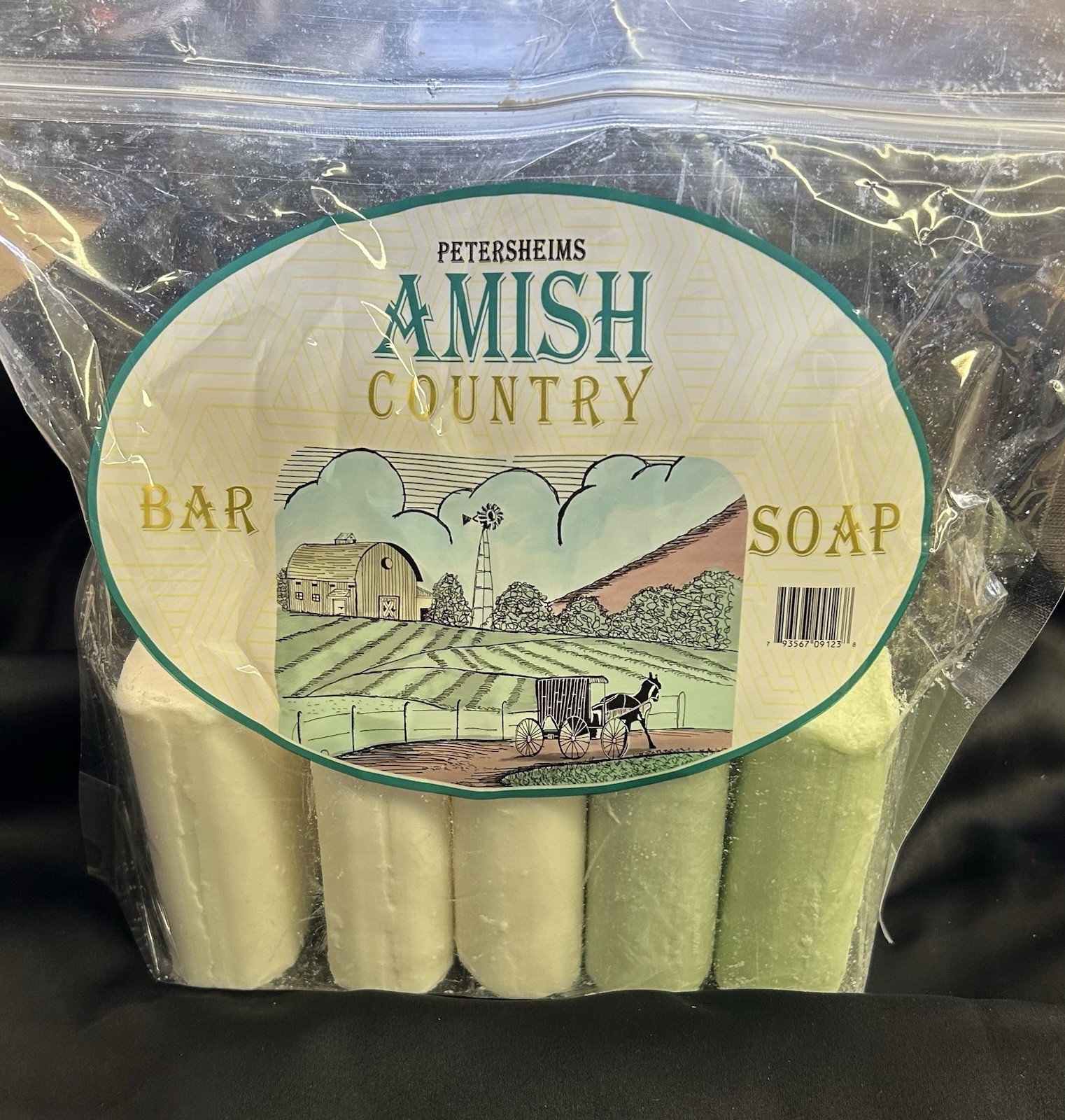 Amish Country Bar Soap (Pack of 5) HUGE 7 oz Bars (5 Bars Total) New farms