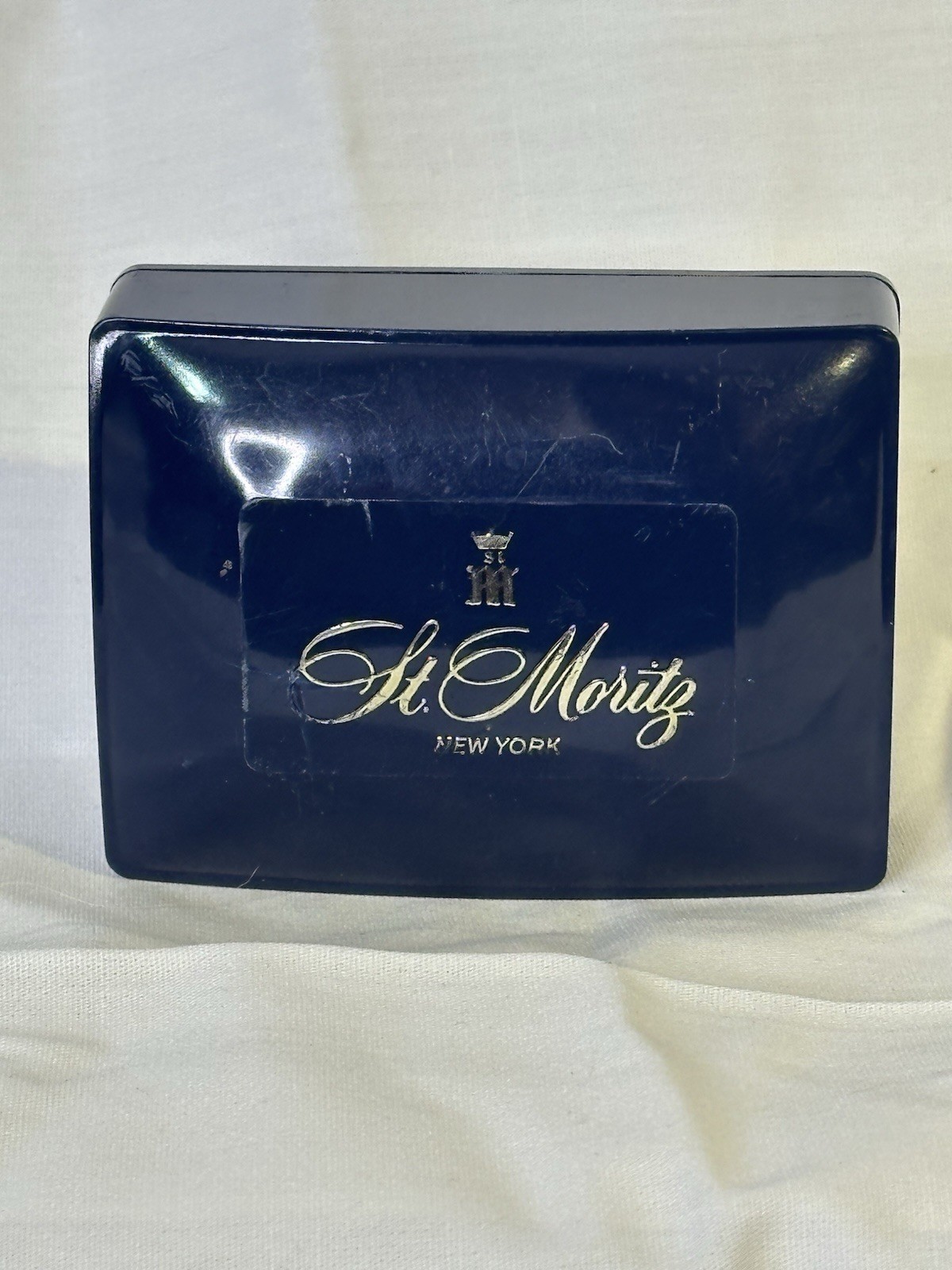 St. Moritz Body Bar Soap Rectangular Beige for Body & Hands with Soap Case
