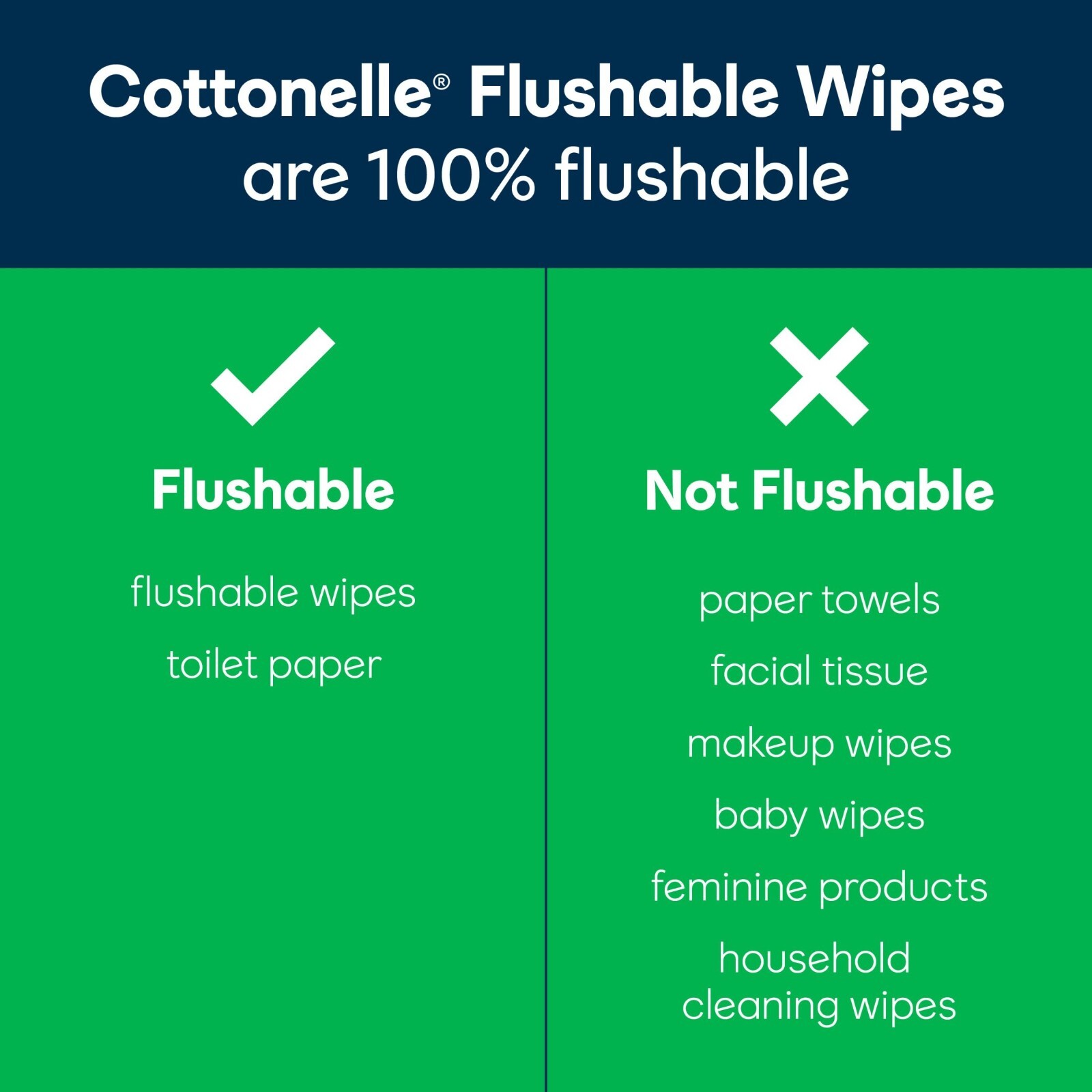 Cottonelle GentlePlus Flushable Wet Wipes, 4 Flip-Top Packs (168 Total Flushable