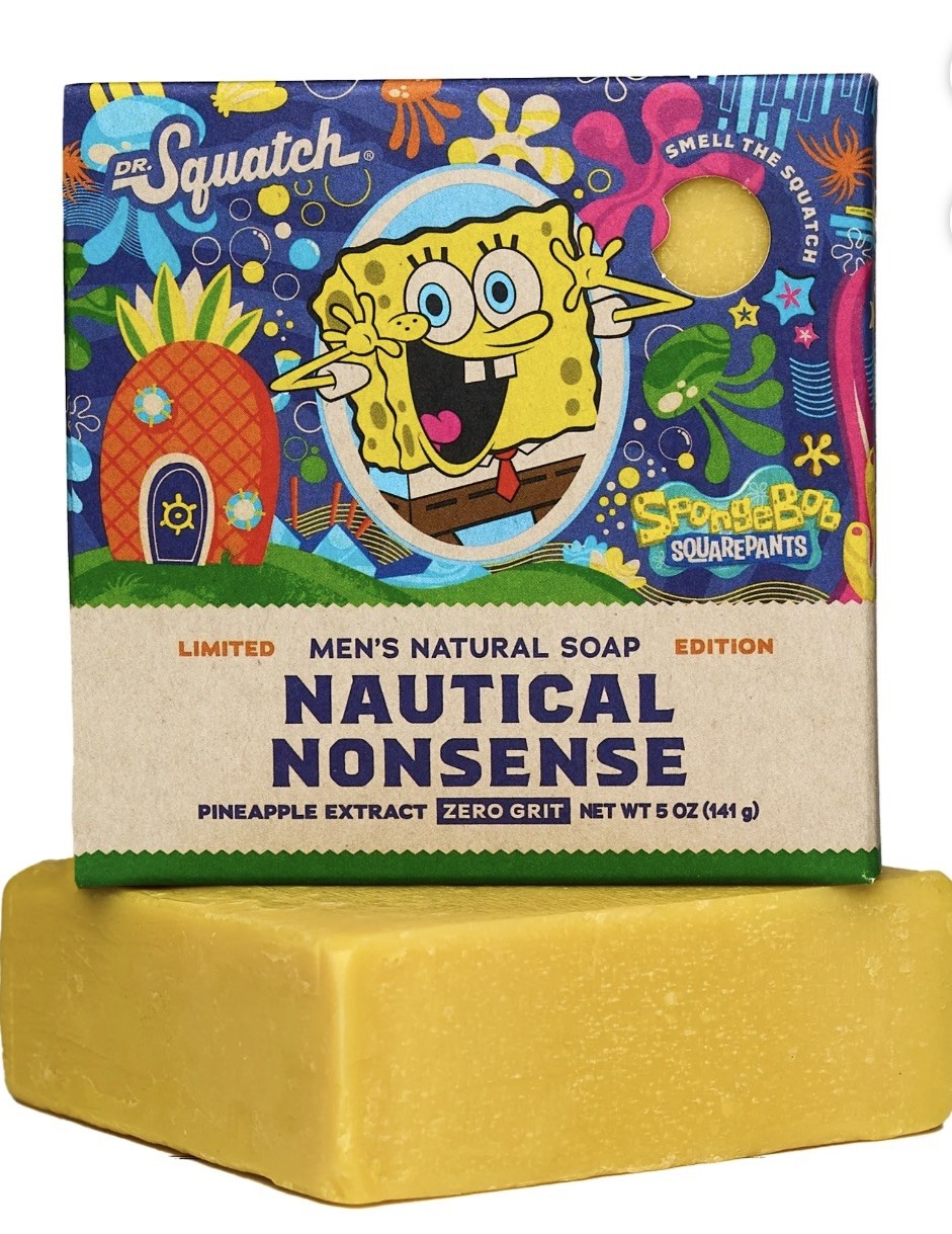 4 PACK Dr Squatch SpongeBob Limited Edition Nautical Nonsense!! 🍍Free shipping