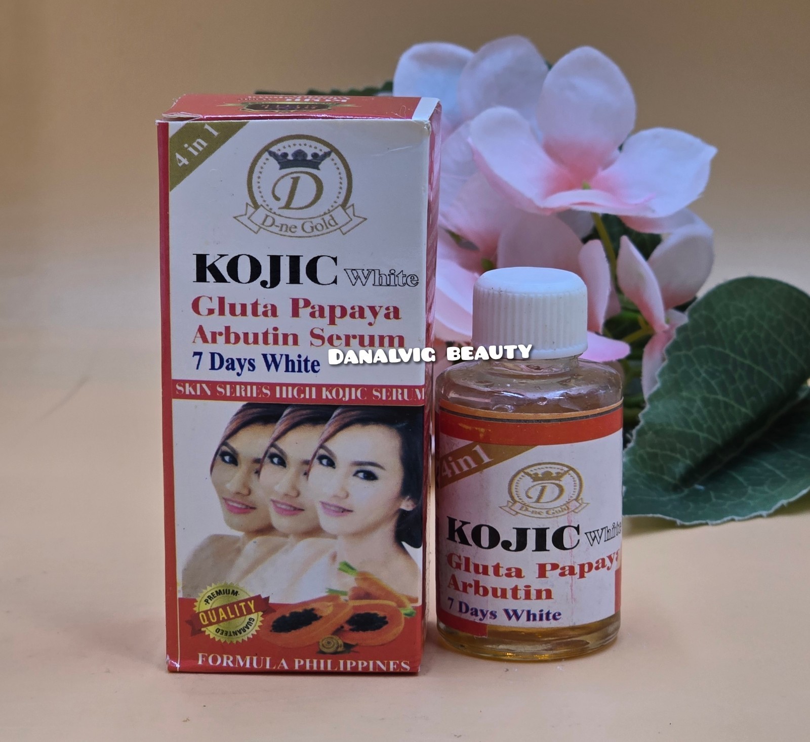 Kojic white Gluta Papaya Arbutin 7days White Serum 30 Free Shipping
