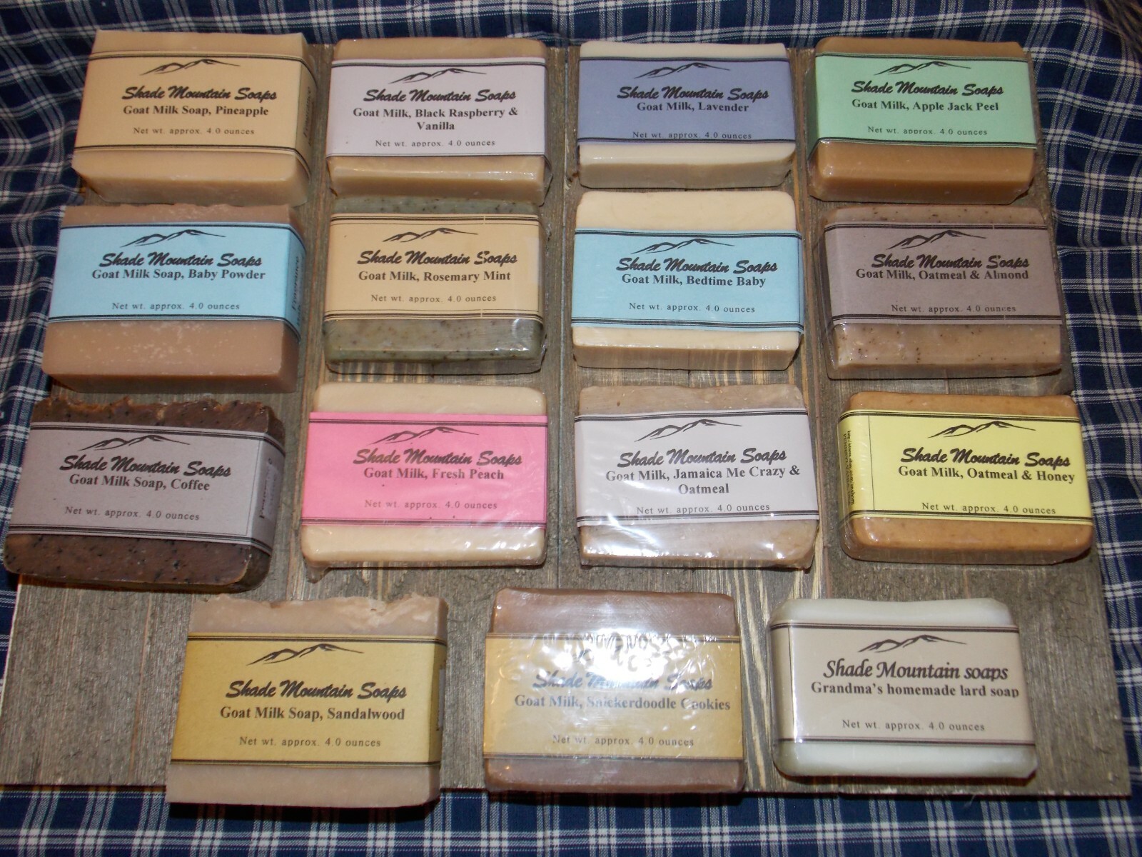 Goat Milk Soap Homemade / Handmade Moisturizing – 4 oz bar – Baby Powder