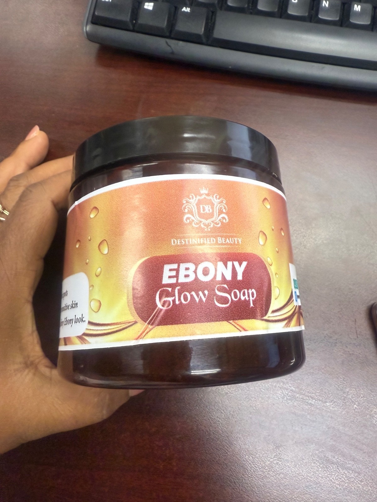 Ebony Glow Soap – Handmade with Organic African Black Soap