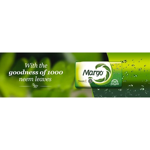 Margo Original Soap Goodness 1000 Neem Leaves 100g x 3 Skin Vitamin E Herbal