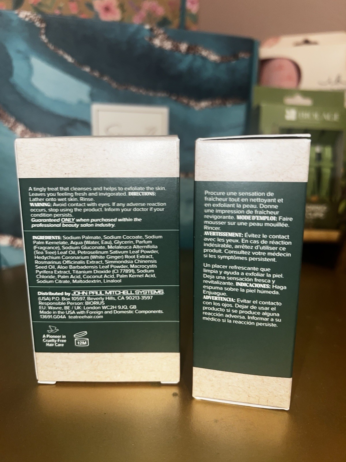 PAUL MITCHELL Tea Tree Special Body Bar Soap, 5.3 oz, Vegan, 2 Boxes