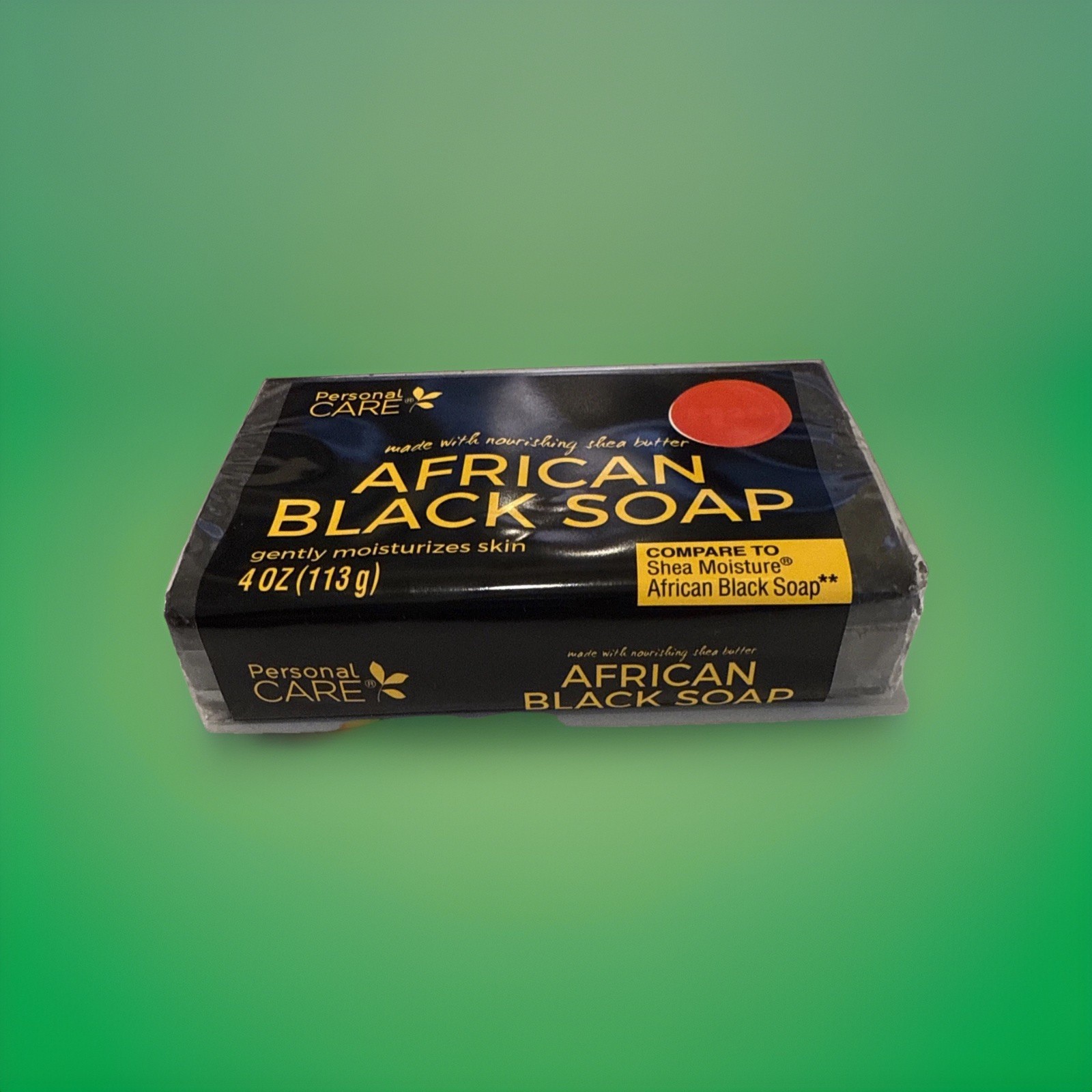 Personal Care AFRICAN BLACK SOAP Shea Butter & Skin Moisturizing, 4 Oz