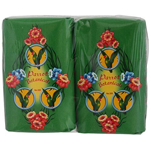 4 Bars – Parrot Unique Botanical Fragrance (Green) Bar Soap 70 G (4-Pack)