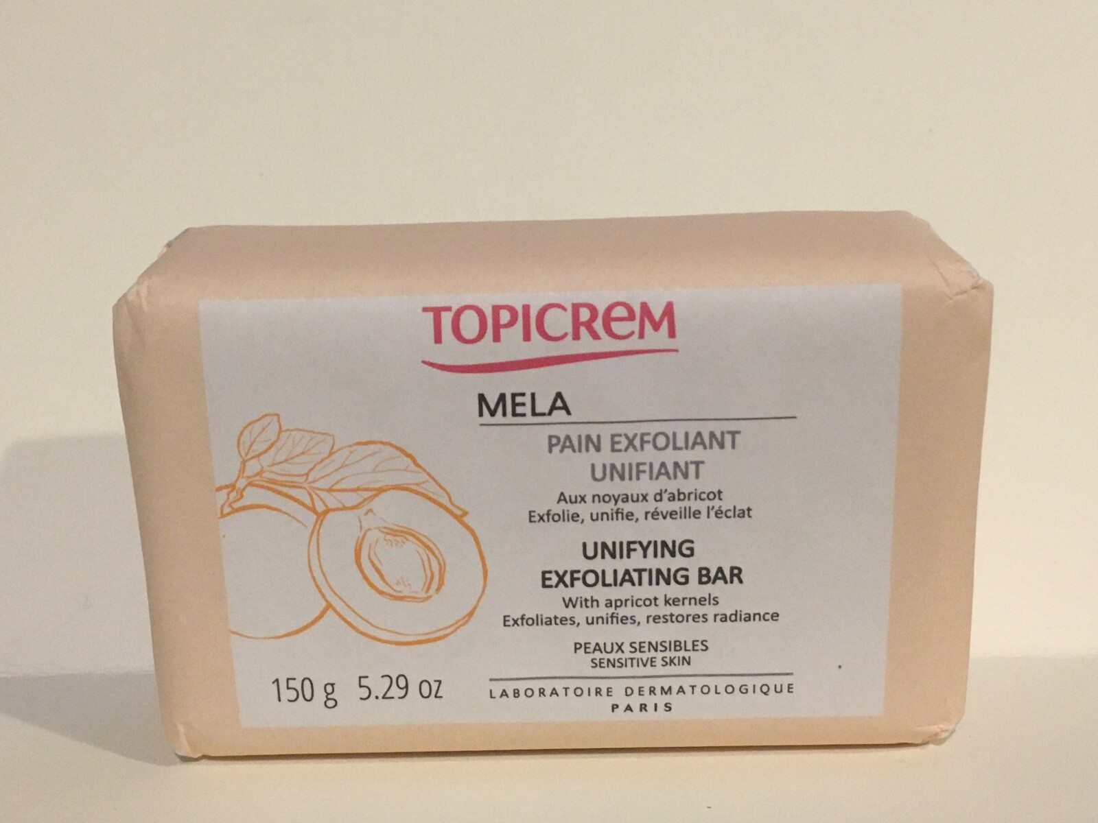 TOPICREM MELA Unifying Exfoliating Bar 150g Exp 03/2025 New