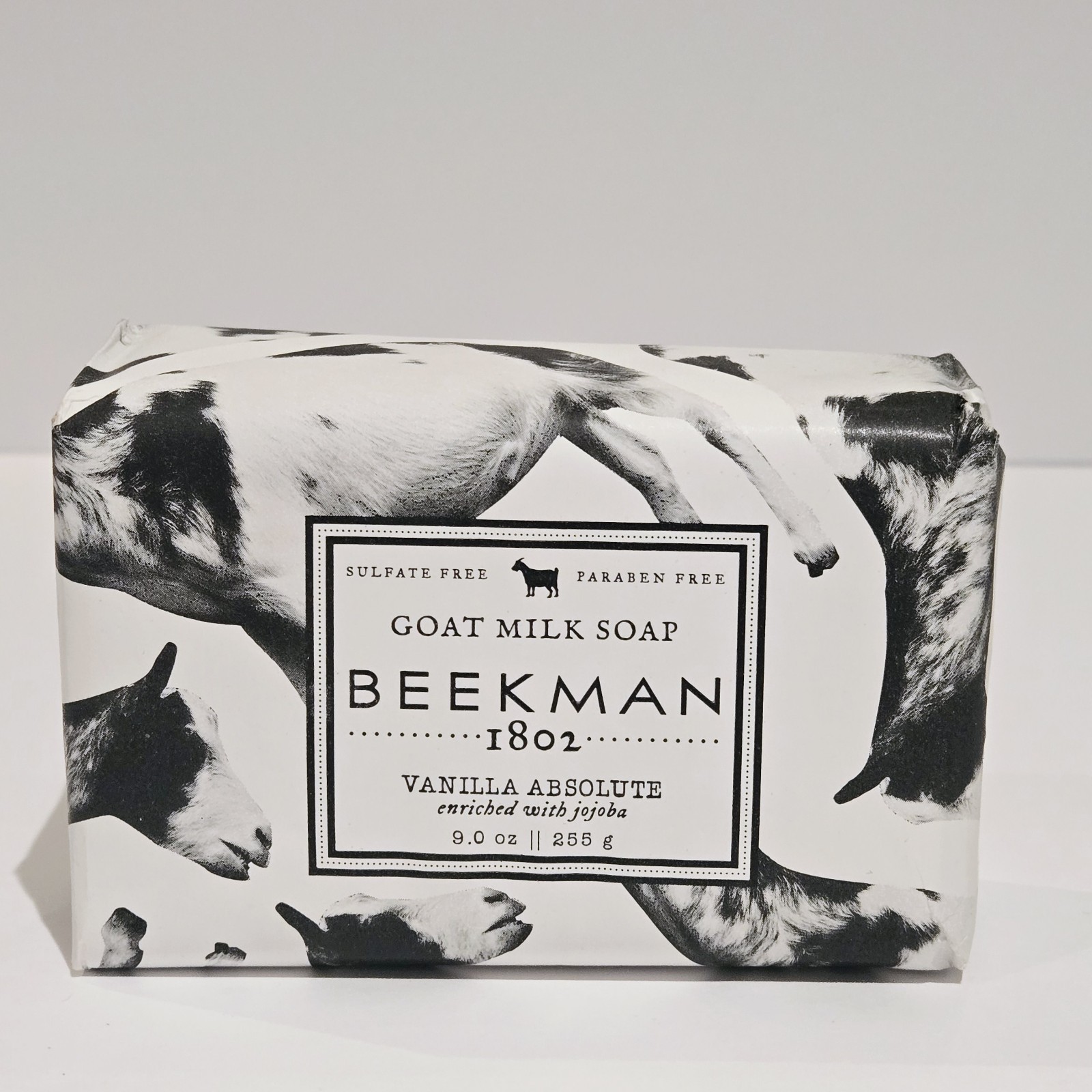 BEEKMAN 1802 BIG 9 oz. Goat Milk & Shea Butter Bar Soap VANILLA ABSOLUTE
