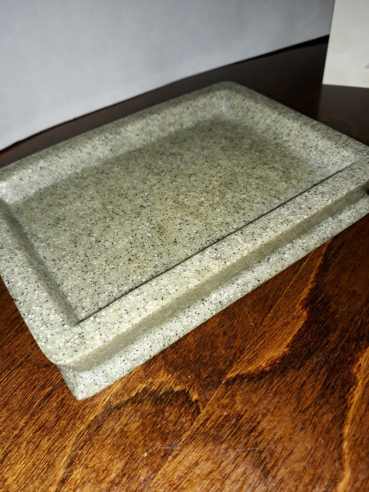 Soap Rocks – Amber Citrine with Marble Soap Tray