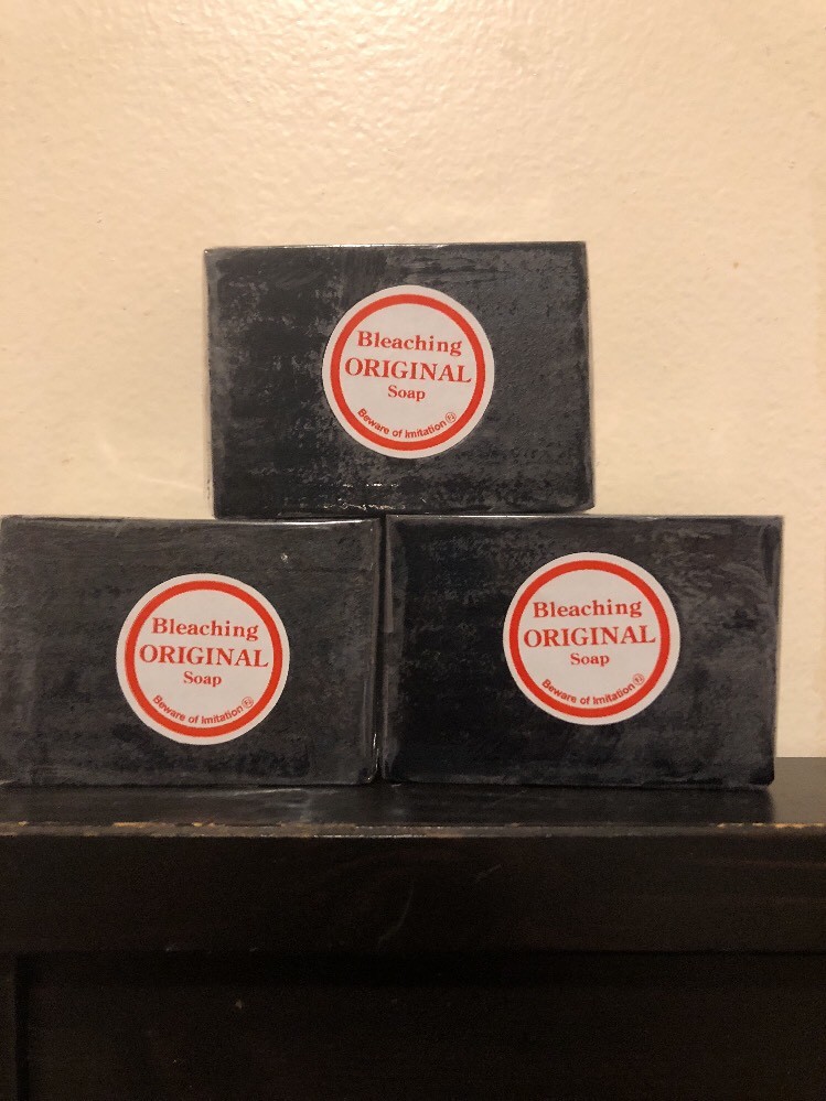 3 x Original Black Licorice Skin Whitening Lightening Bleaching Soap. USA SELLER