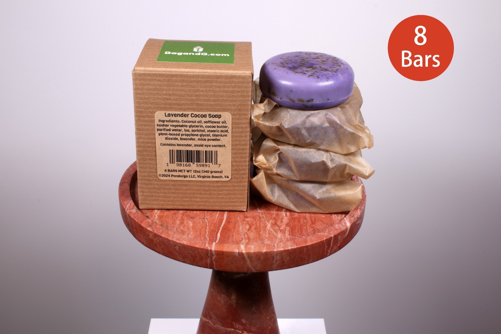 Eco Friendly Lavender Cocoa Soap