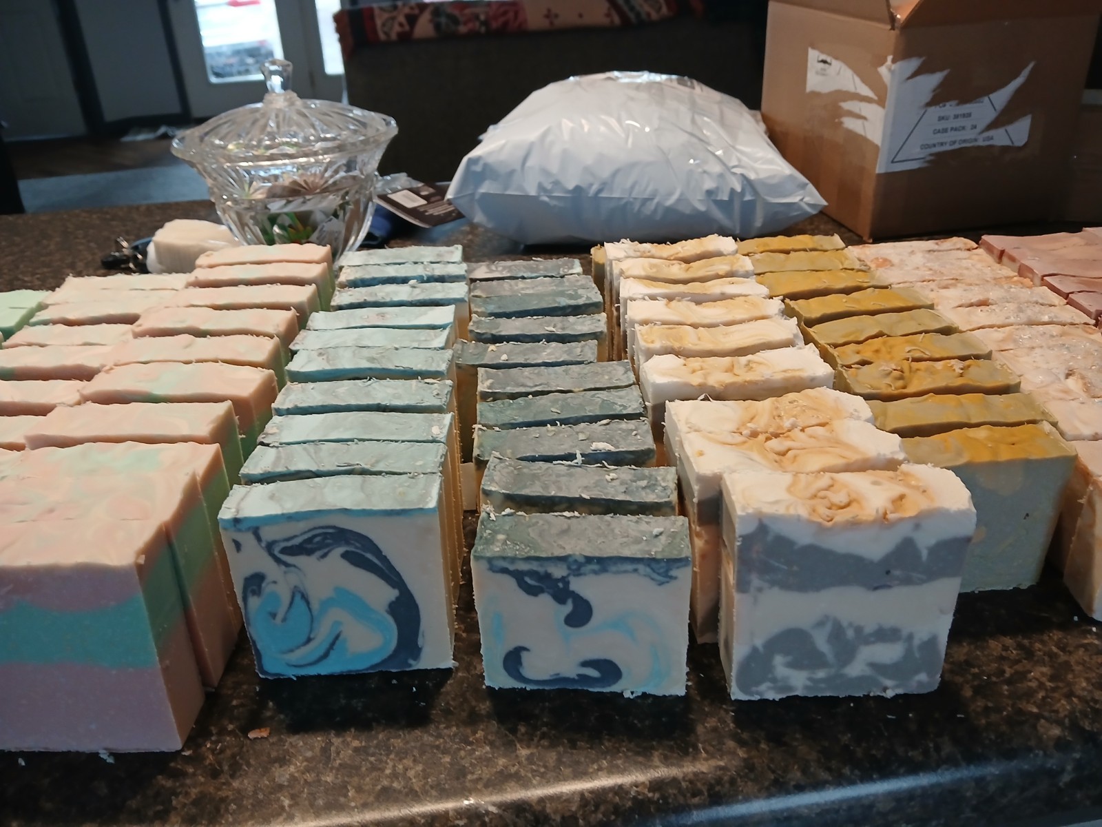 Organic vegan Assortment Soap 3 pounds essential oils.