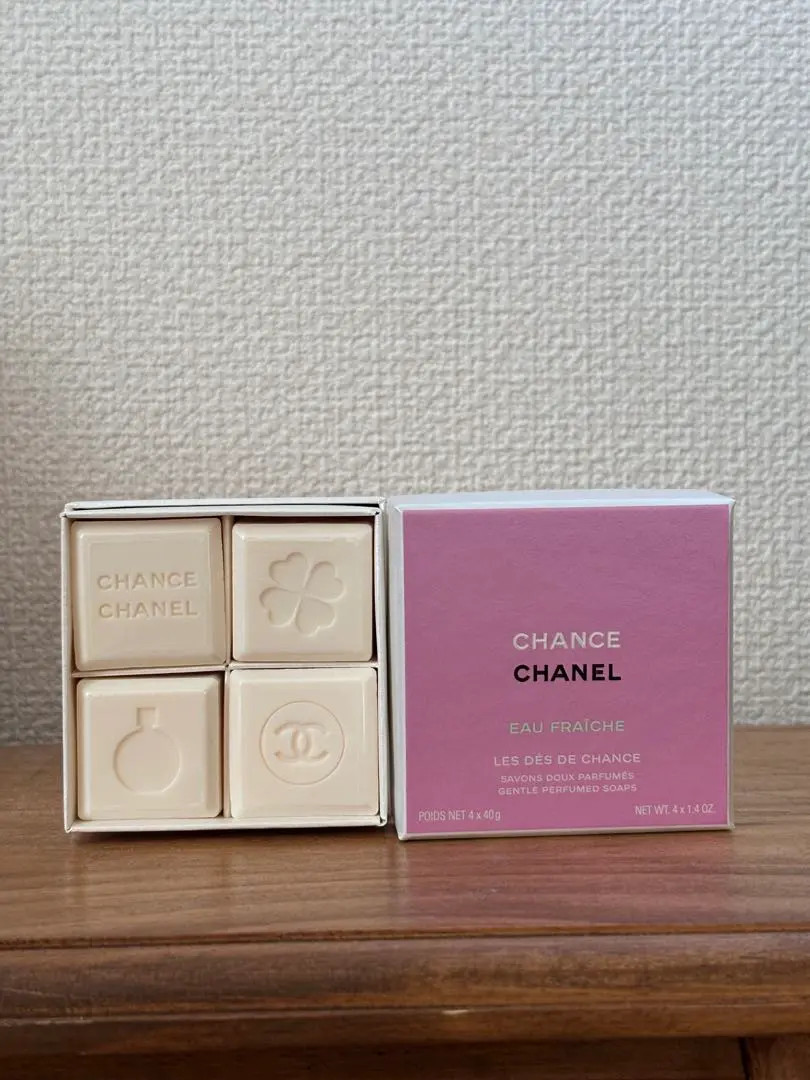 Chanel Chance Au Fresh Le Savon Body Soap 4 pieces JAPAN