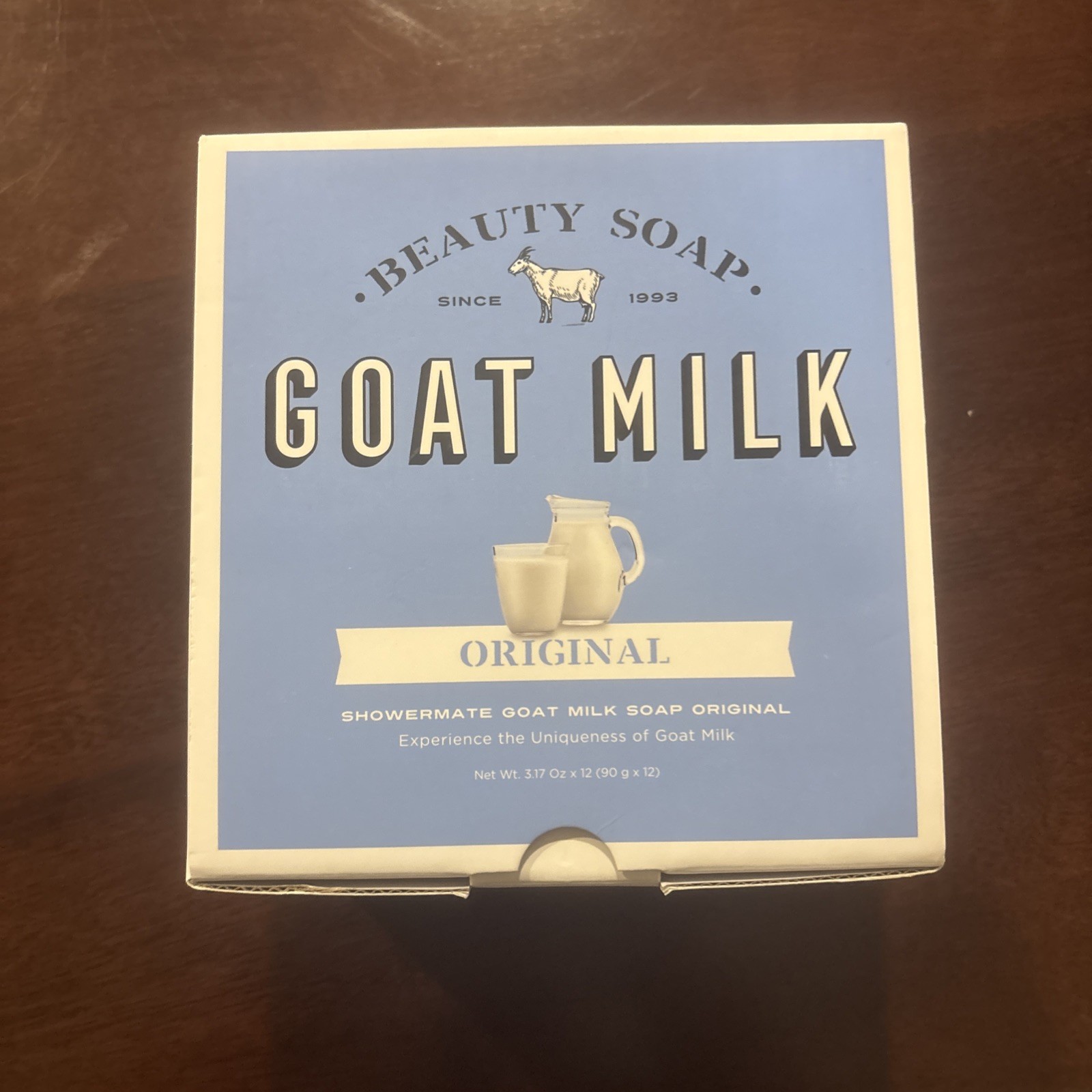 Shower Mate Beauty Soap From Nature Goat Milk Moisturizing Box (12 Bars) NEW