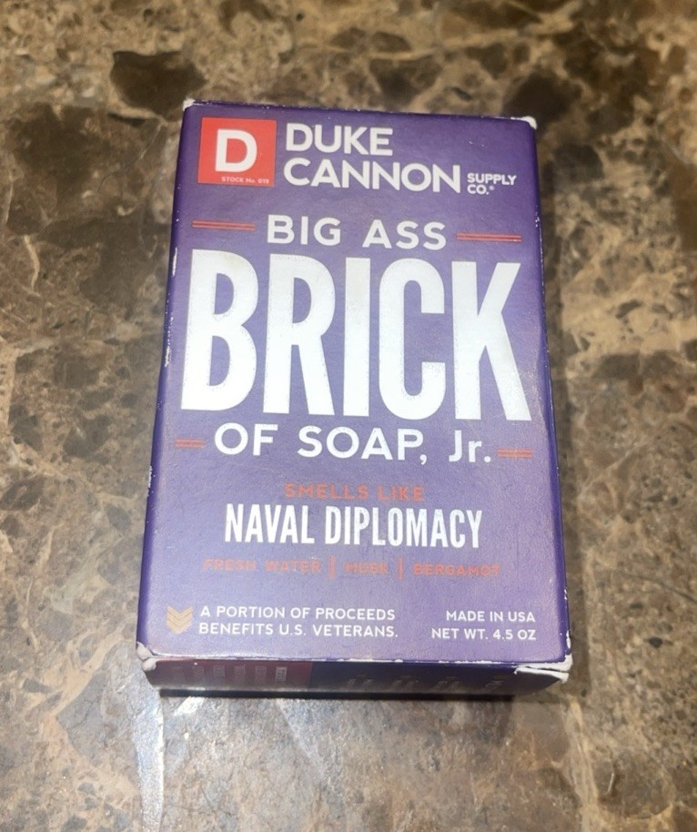 Duke Cannon Supply Co BIG ASS BRICK of Soap Jr Naval Supremacy 4.5 oz***