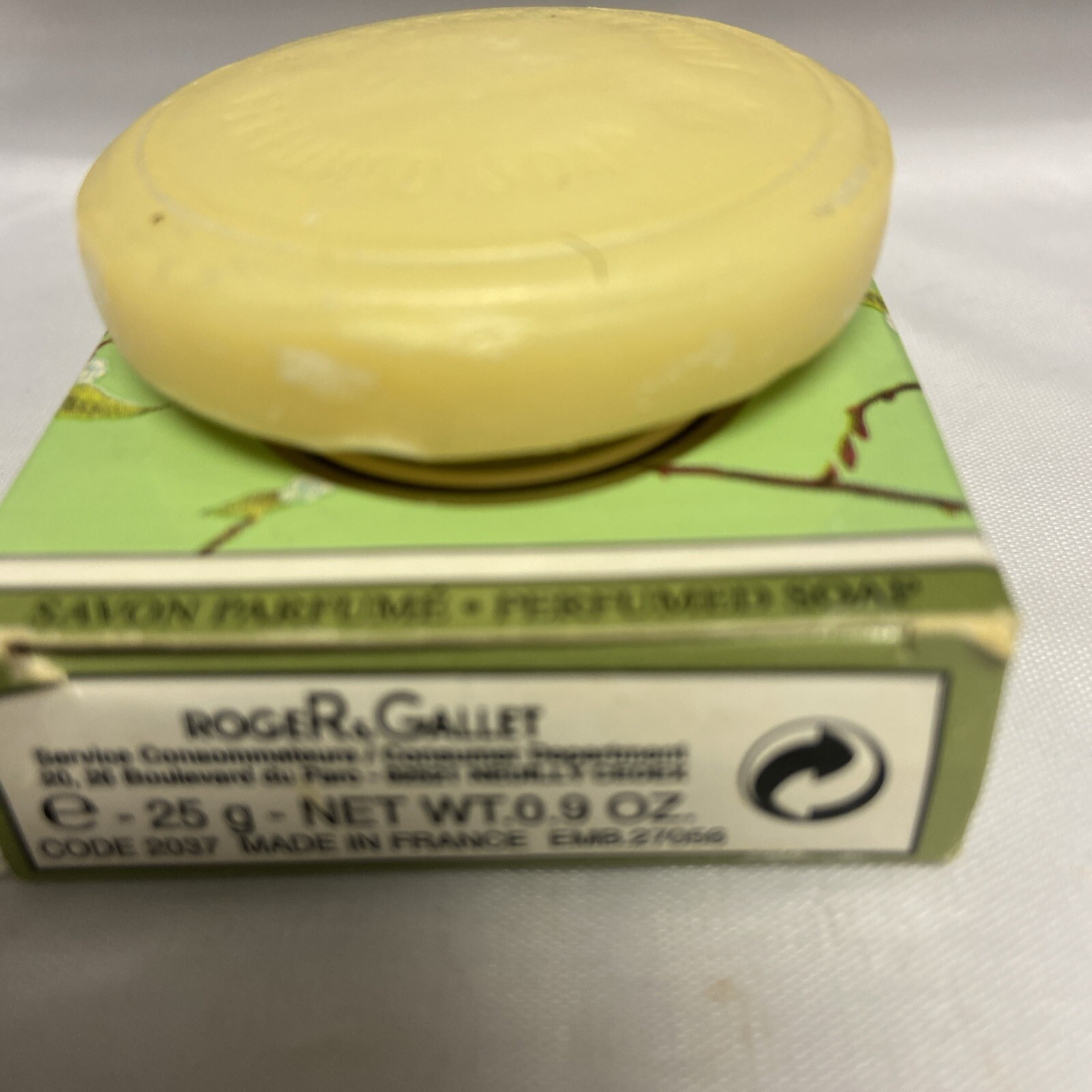 RogeR & Gallet Savon Parfume THE VERT GREEN TEA Soap Travel Bar 0.9oz NIB
