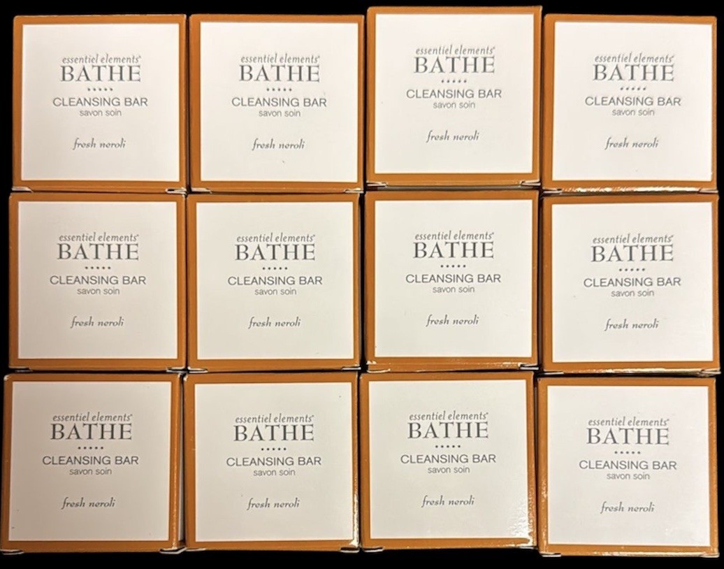 Essentiel Elements Bathe Cleansing Bar Soap 1.5oz Lot of 12. Total of 18oz