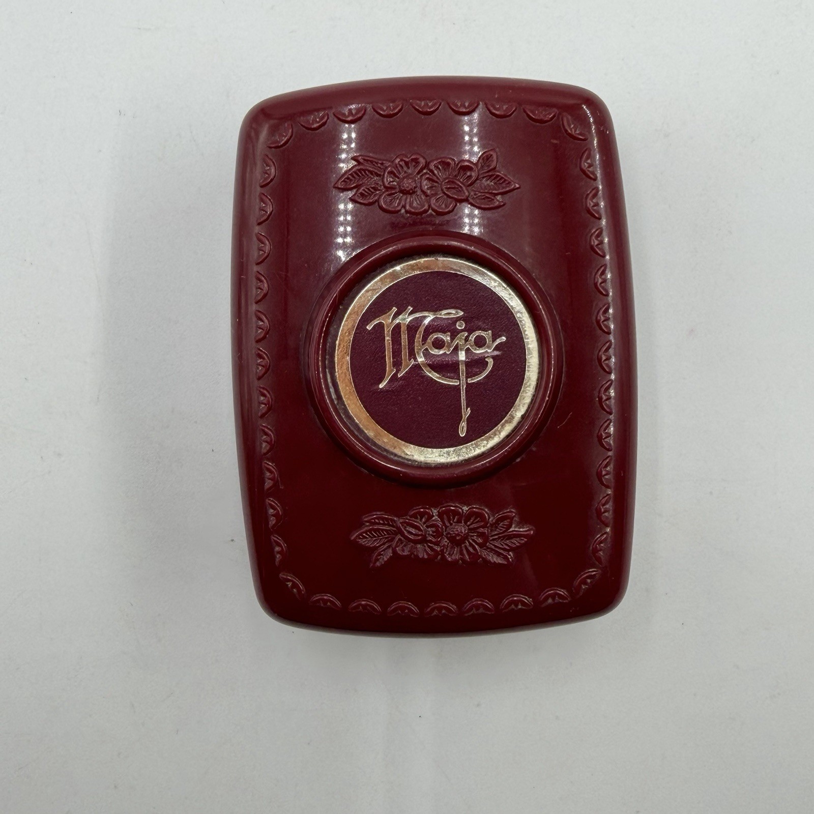 Maja Myrurgia Bar Soap 2.6 Oz In Soap Dish Case VTG