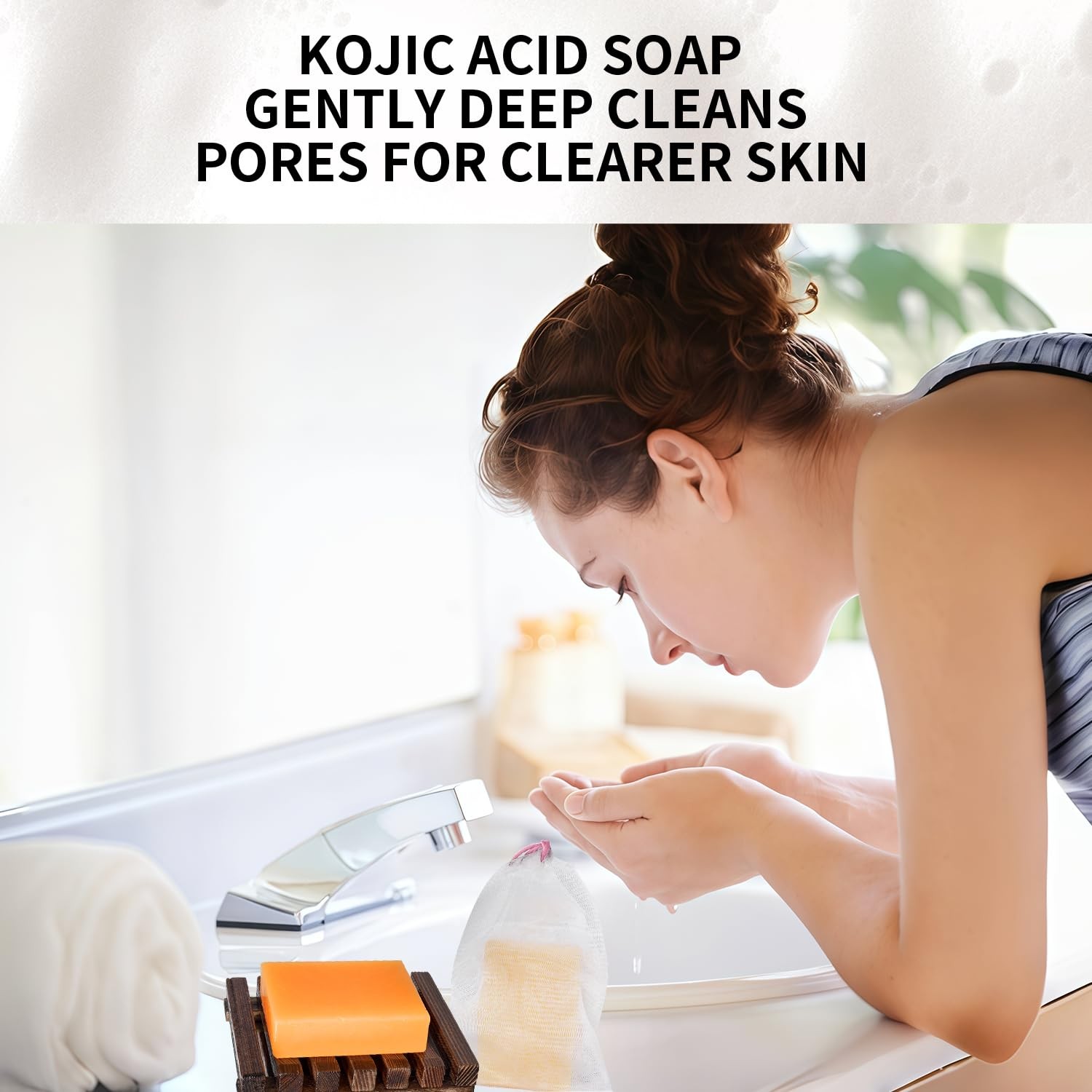 ceedoo Kojic Acid Soap for Dark Spot Remover Bars with 3.5 Ounce (Pack of 2)