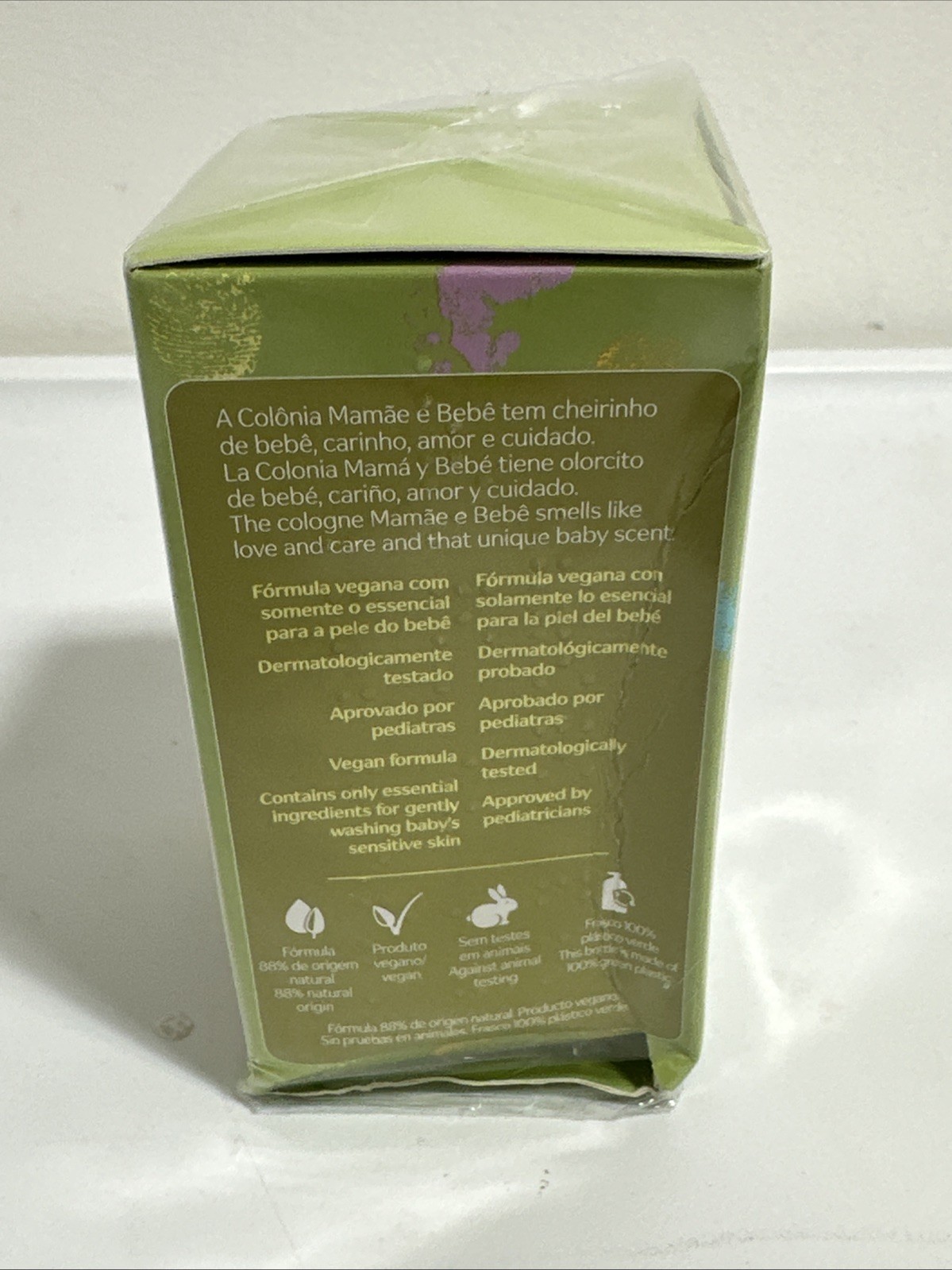 Natura – Mamae e Bebe – Agua de Colonia Tradicional sem Alcool 100Ml – 3.38FlOz