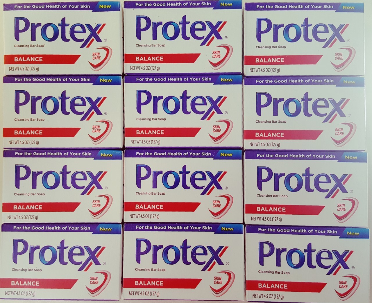 12 Protex Balance Limpieza Soap Bar 3.7oz – Jabon Antibacterial / Free Shipping