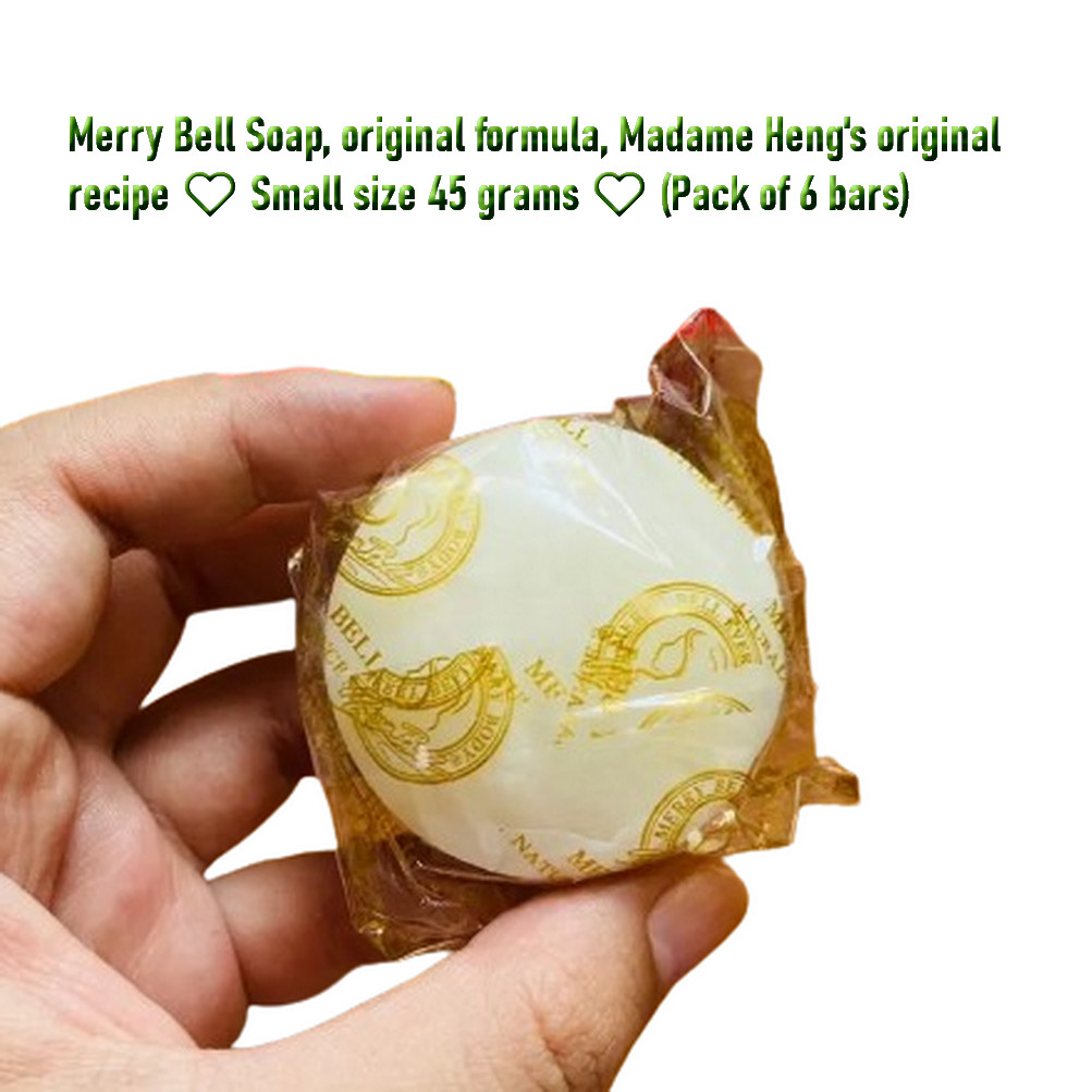 Madame Heng Herbal Soap Original Formula 45g x6 Natural Thai Face/ Body Bar Soap