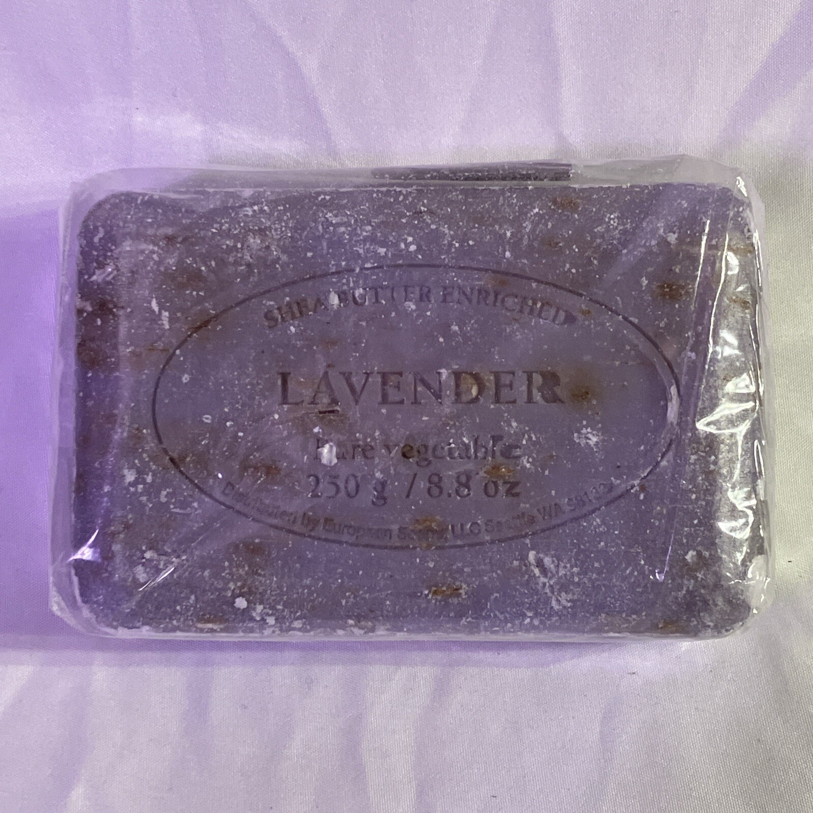 Pre’ De Provence Artisanal French Soap Bar Enriched With Lavender 8.8 Oz Sealed.