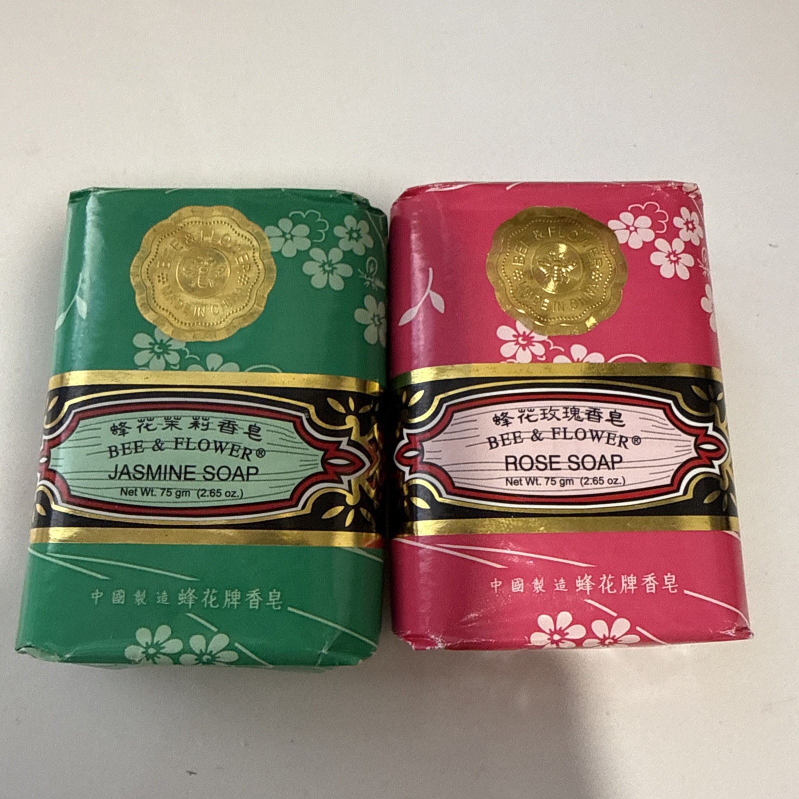 Bee & Flower Jasmine And Rose Soap 2.65 oz A8