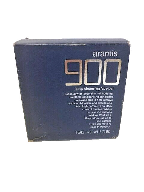 Vintage Aramis 900 Deep Daily Cleansing Face Bar 1 Cake 5.75 oz Free Shipping