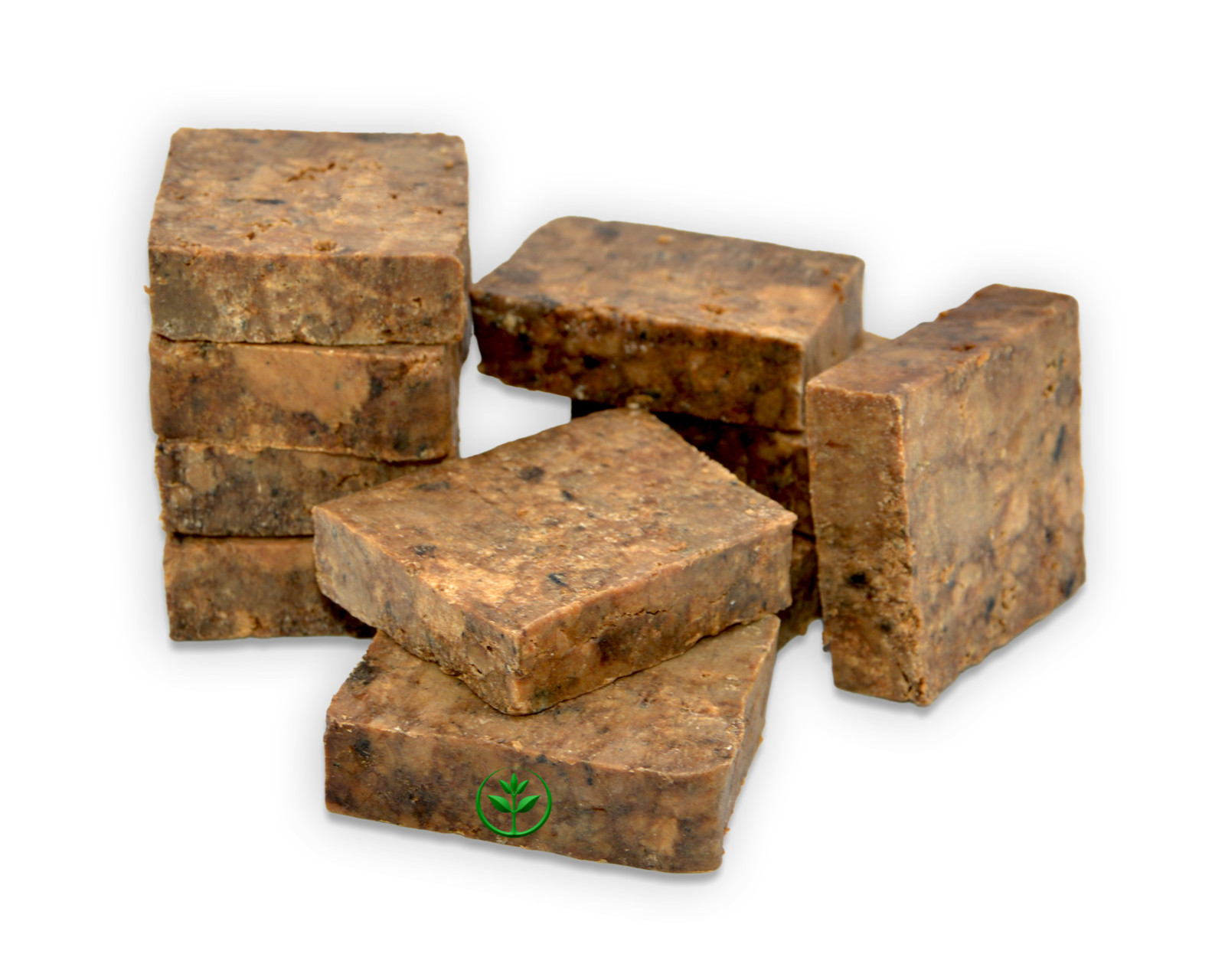 Raw African Black Soap 2 oz. Bar 100% Pure Natural Organic Ghana Body Face Wash