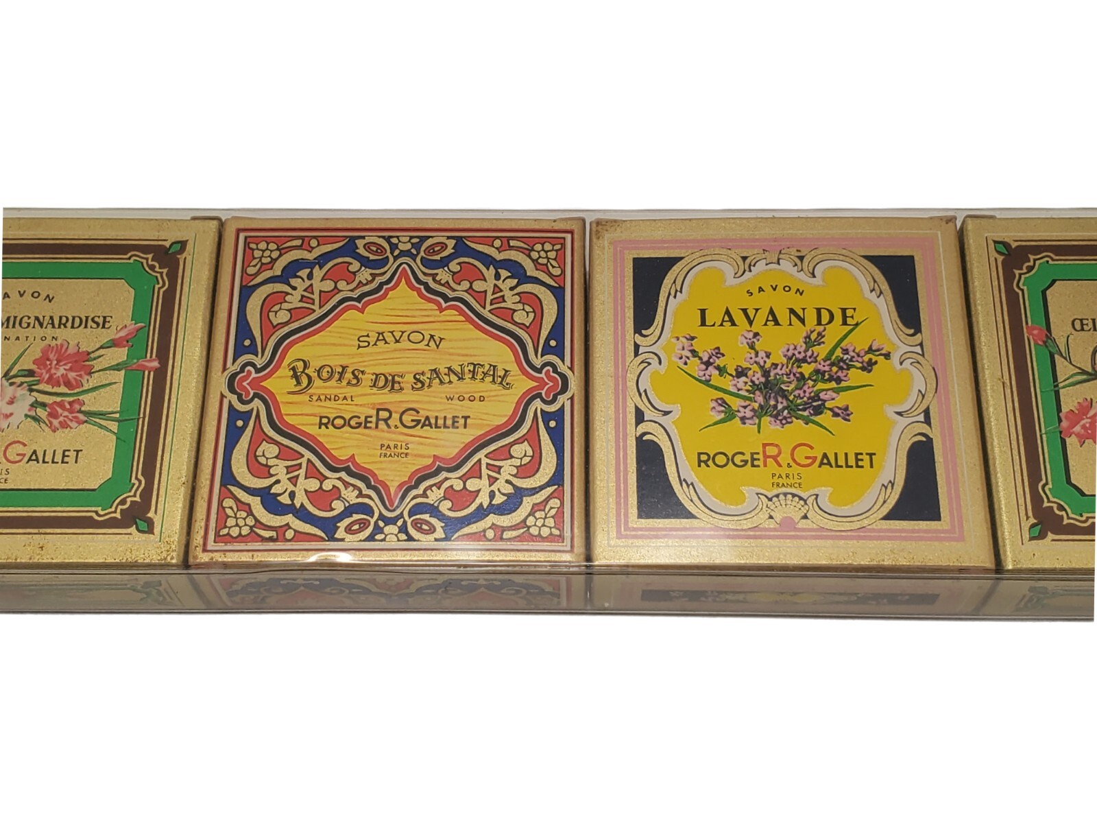 (8) Vtg ROGER & GALLET Guest Soaps Pack 0.9oz Each Luxury Paris New Old Stock