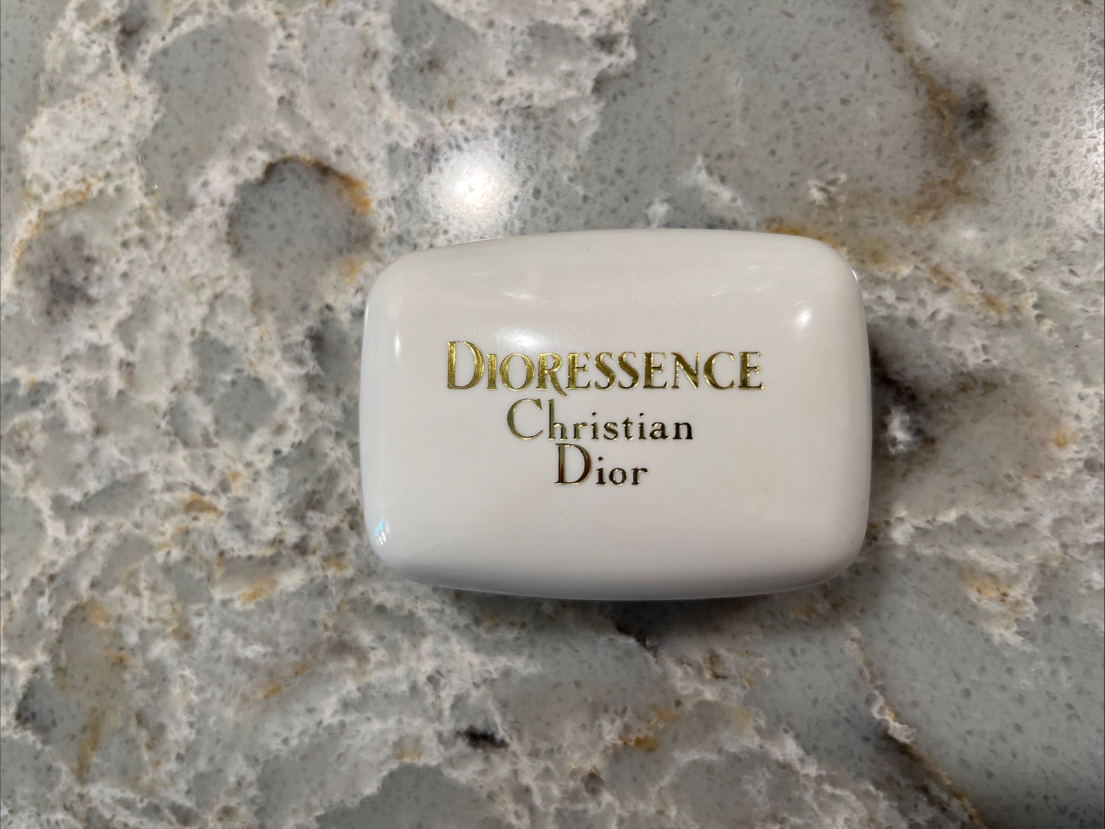 Vintage Christian Dior Dioressence Soap w/ Case 3.5 Oz Made In France New Sealed