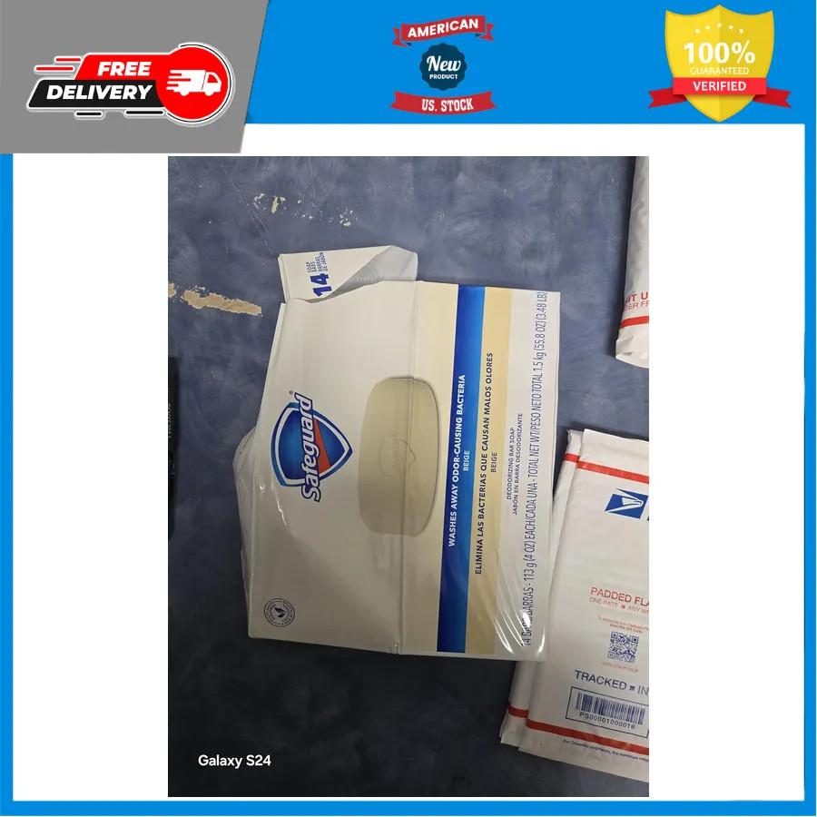 Safeguard Antibacterial Bar Soap Beige 4oz 14 Bars Total