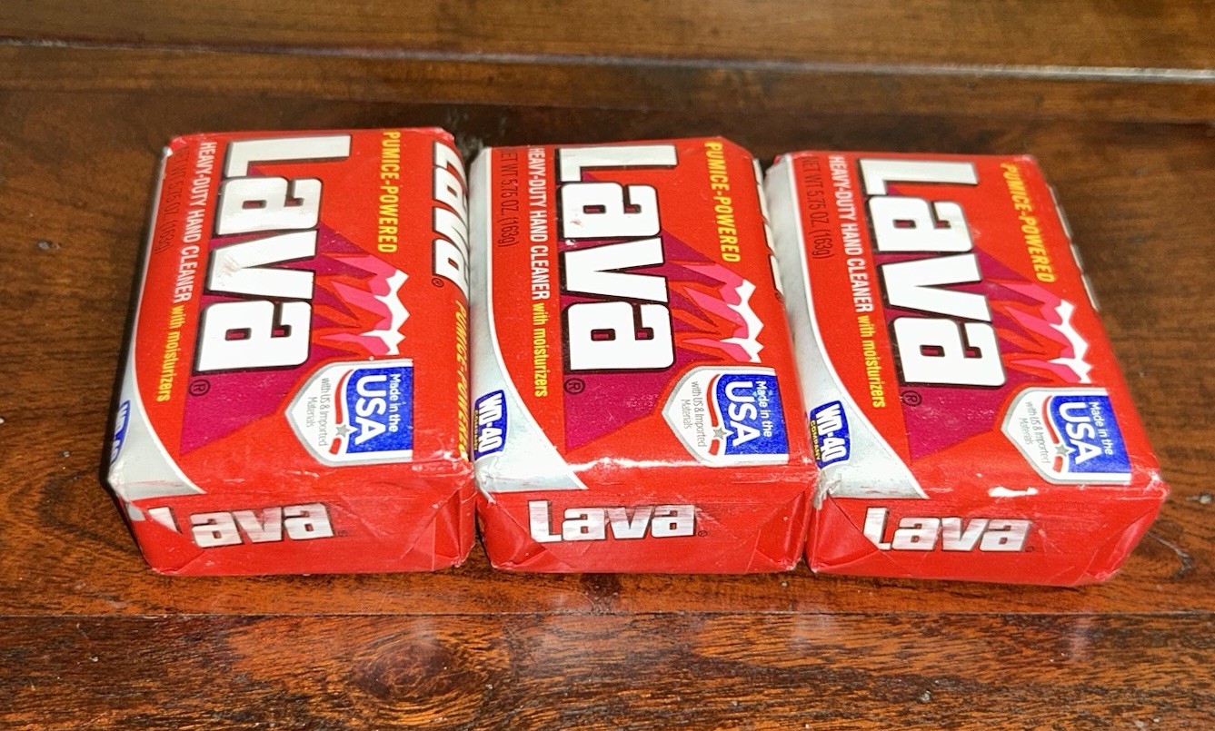 (3) Lava Soap Heavy-Duty Hand Cleaner pumice powered 5.75 oz Bar (Lot of 3)