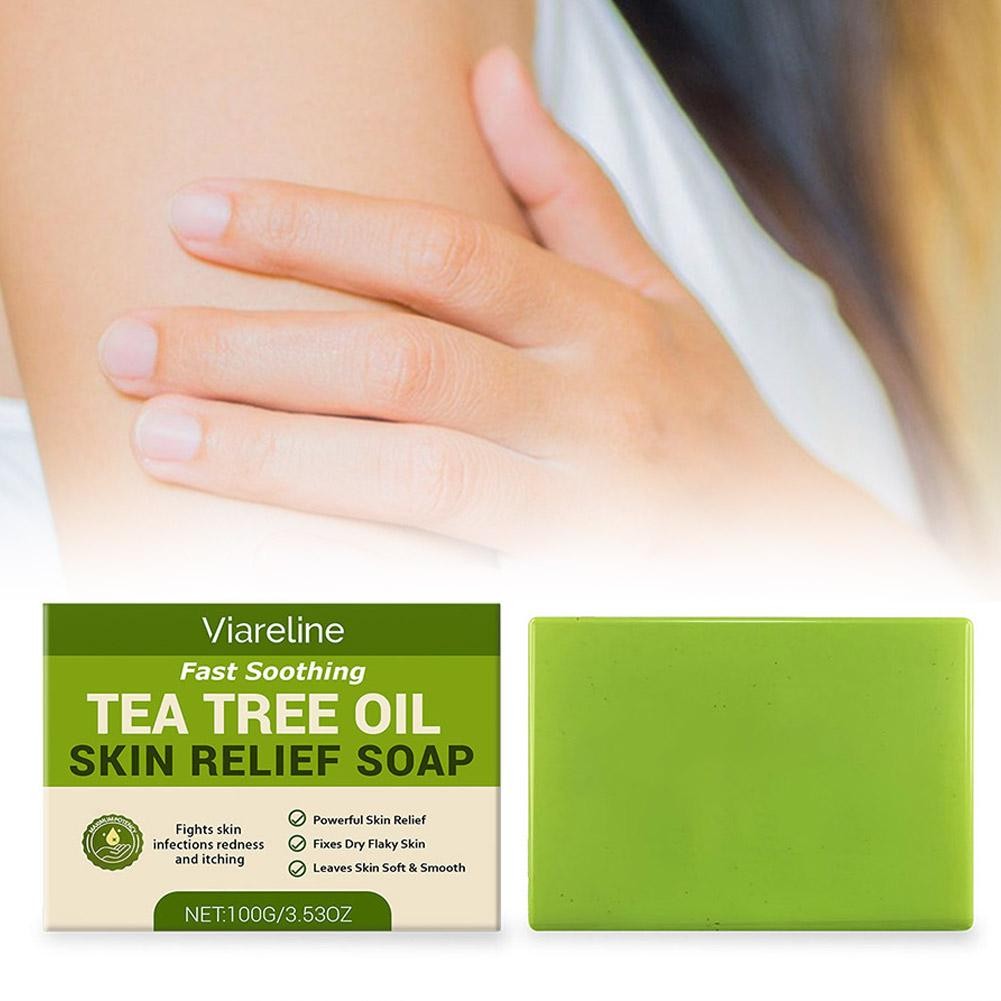 1/2/3X Relief Soap Bar, Loravey Tea Tree Oil Soap,Organic Soaps for Healthy Epid