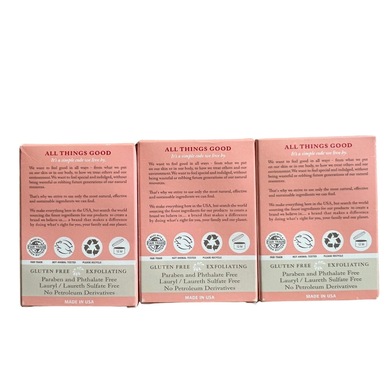 Lot 3 Dr. Woods, Exfoliating Bar Soap, English Rose , 5.25 oz (149 g)
