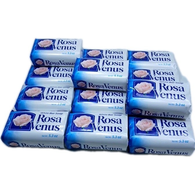 3 Rosa Venus White Bar Soap 5.3 oz – Classic Gentle Scented Bars Free Shipping